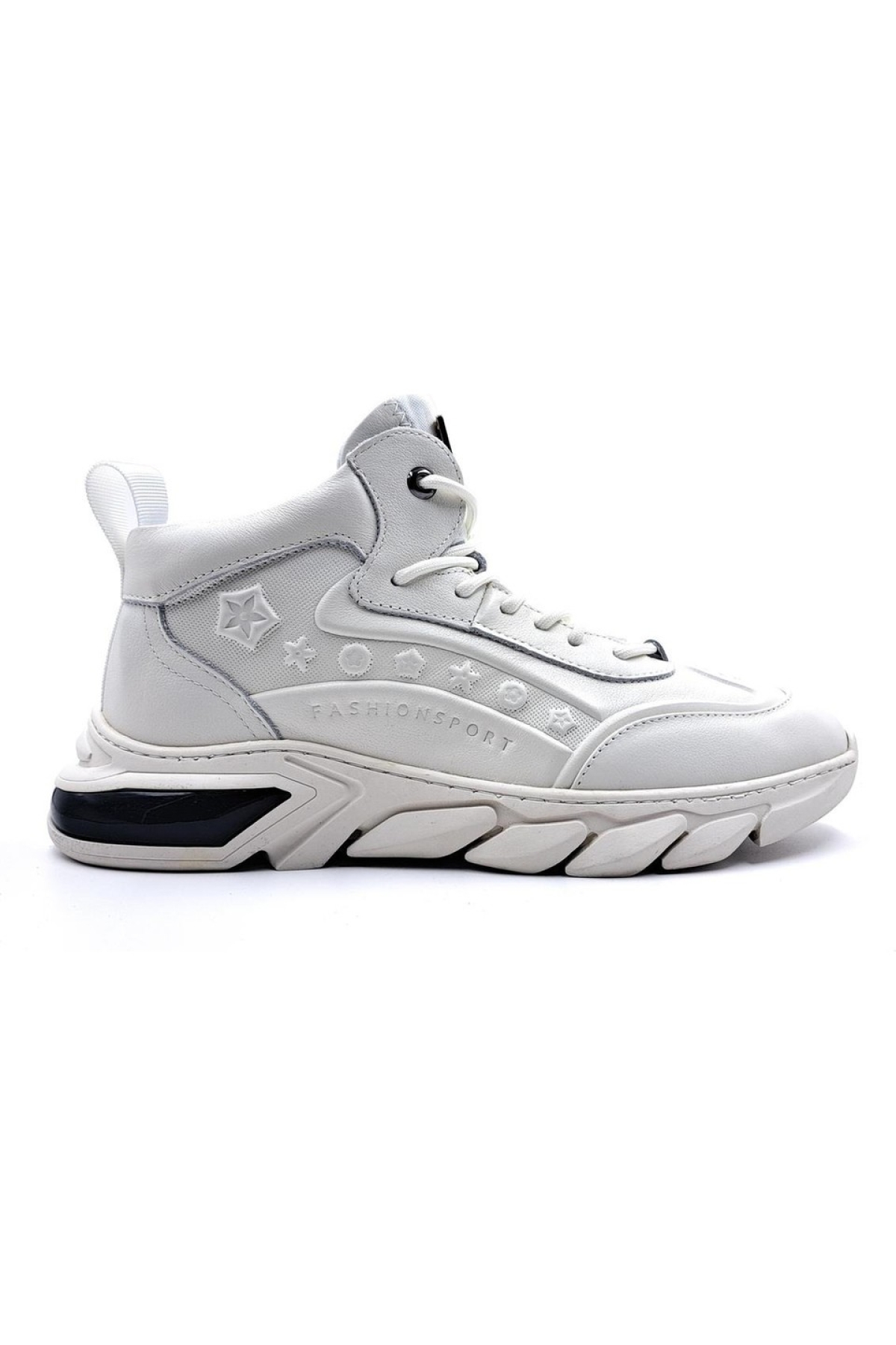 23K504 Beyaz Erkek Sneaker Ayakkabı - Görsel 2