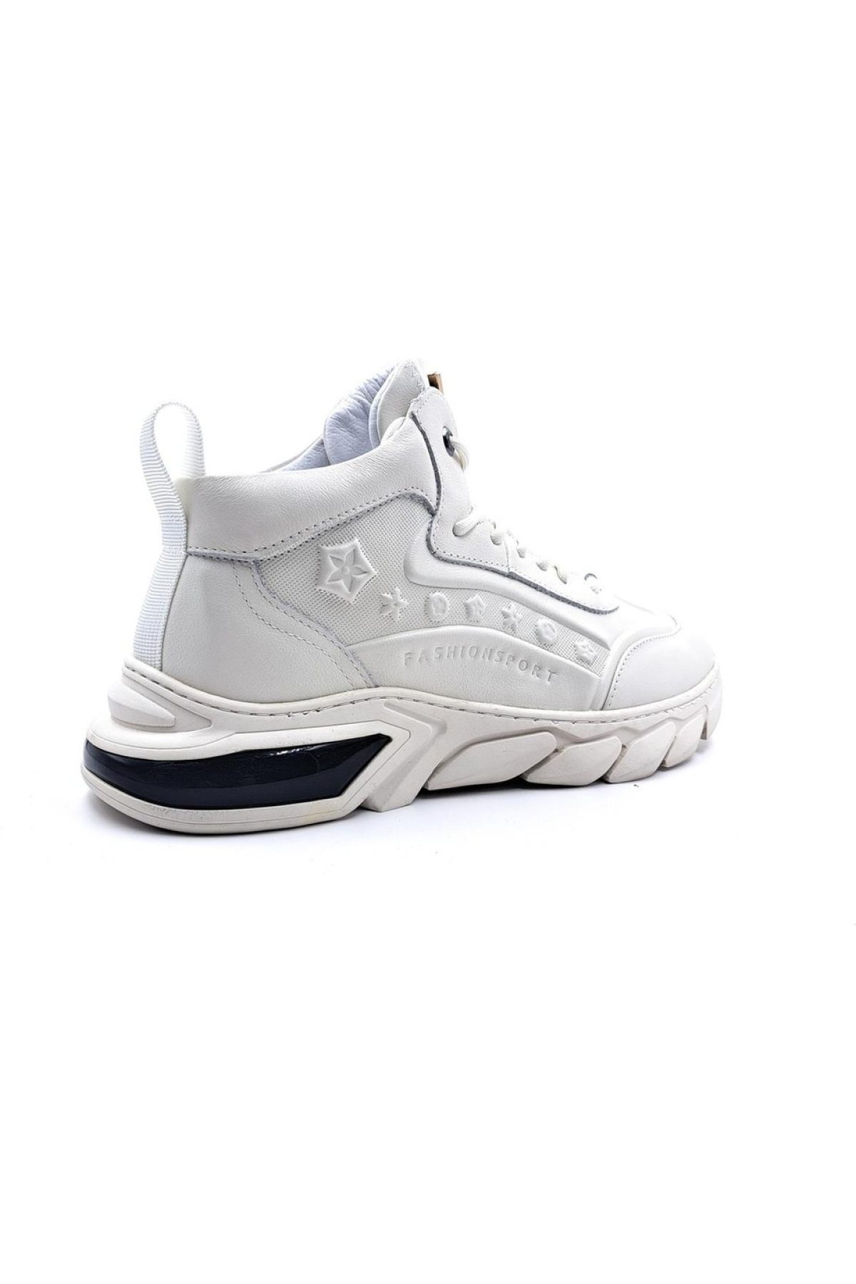 23K504 Beyaz Erkek Sneaker Ayakkabı - Görsel 3