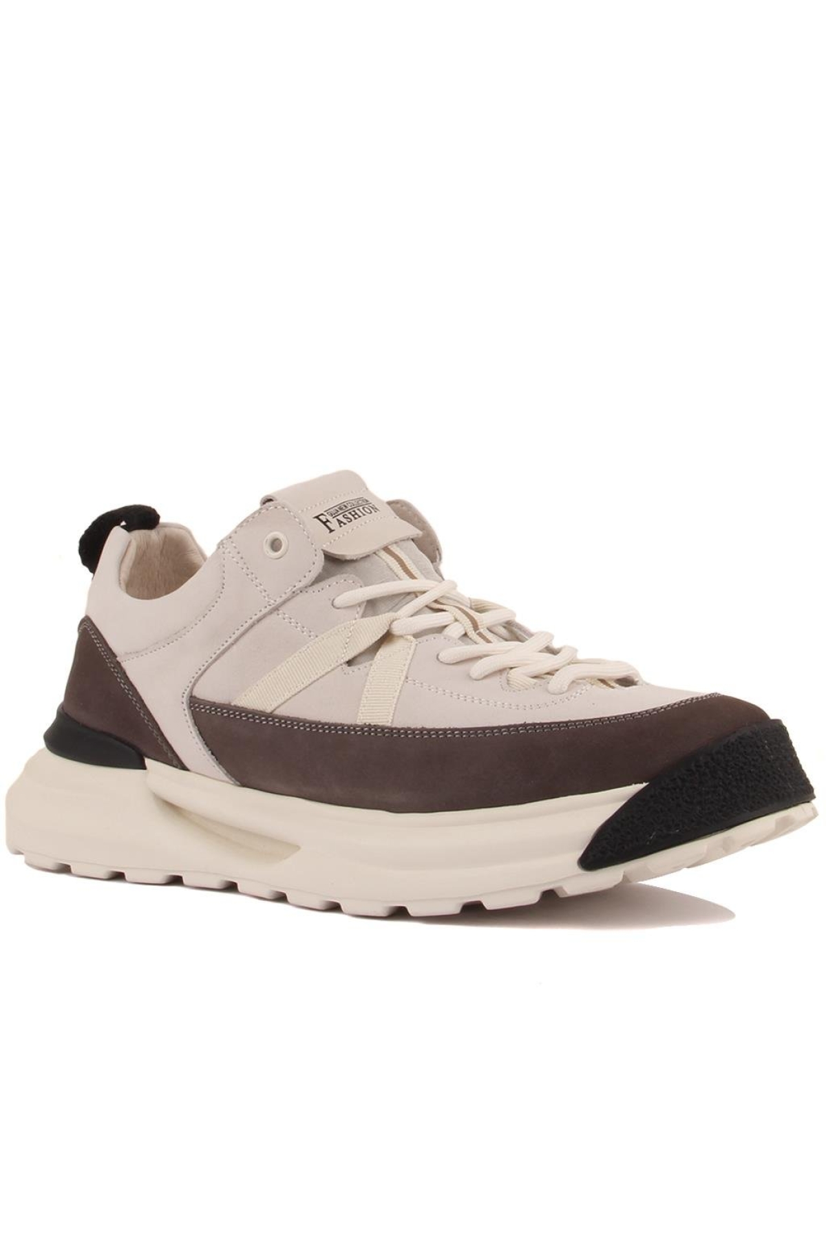 23K521 Bej Erkek Sneaker Ayakkabı - Görsel 3