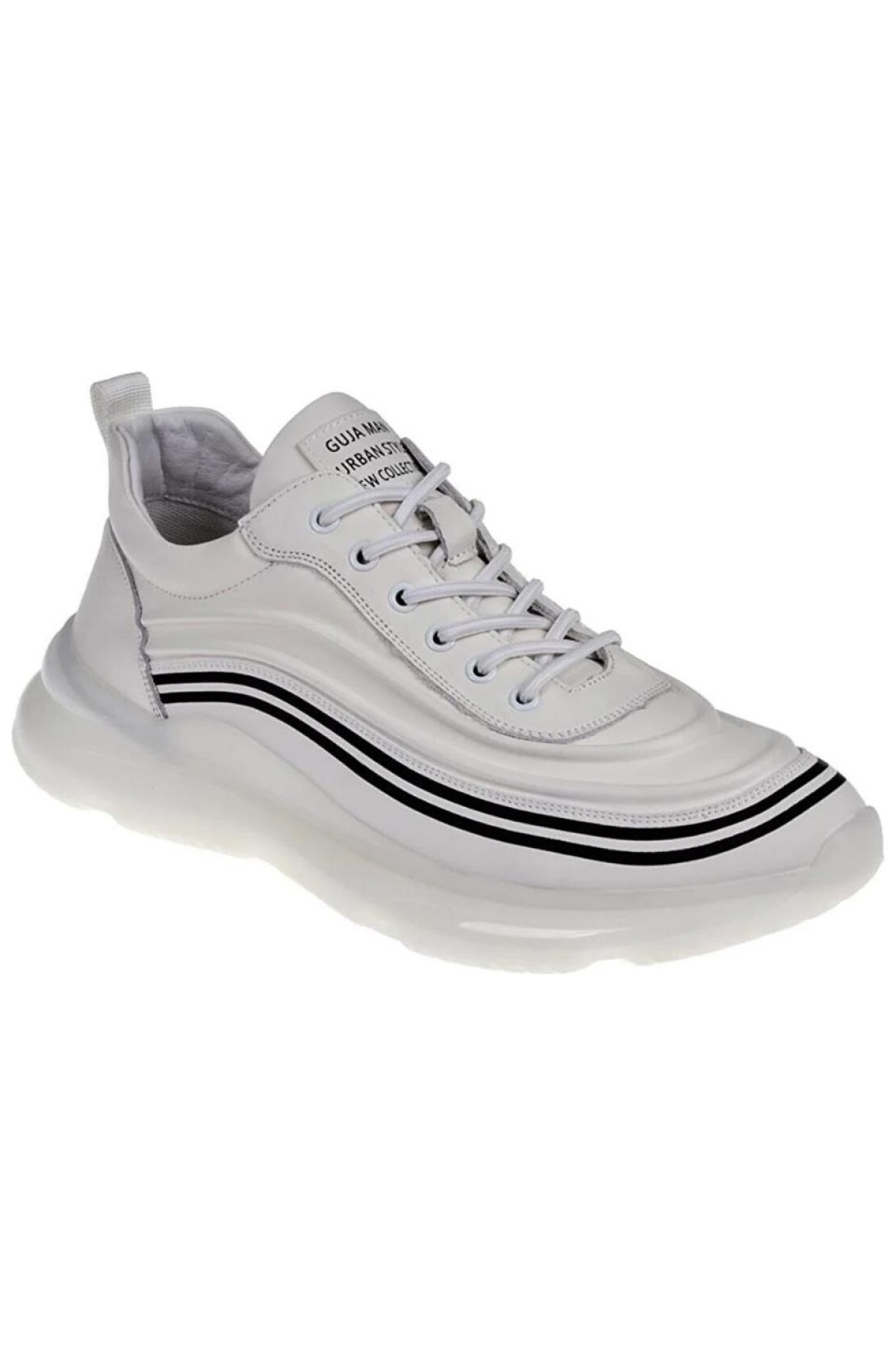 23K504-5 Beyaz Erkek Sneaker Ayakkabı - Görsel 4