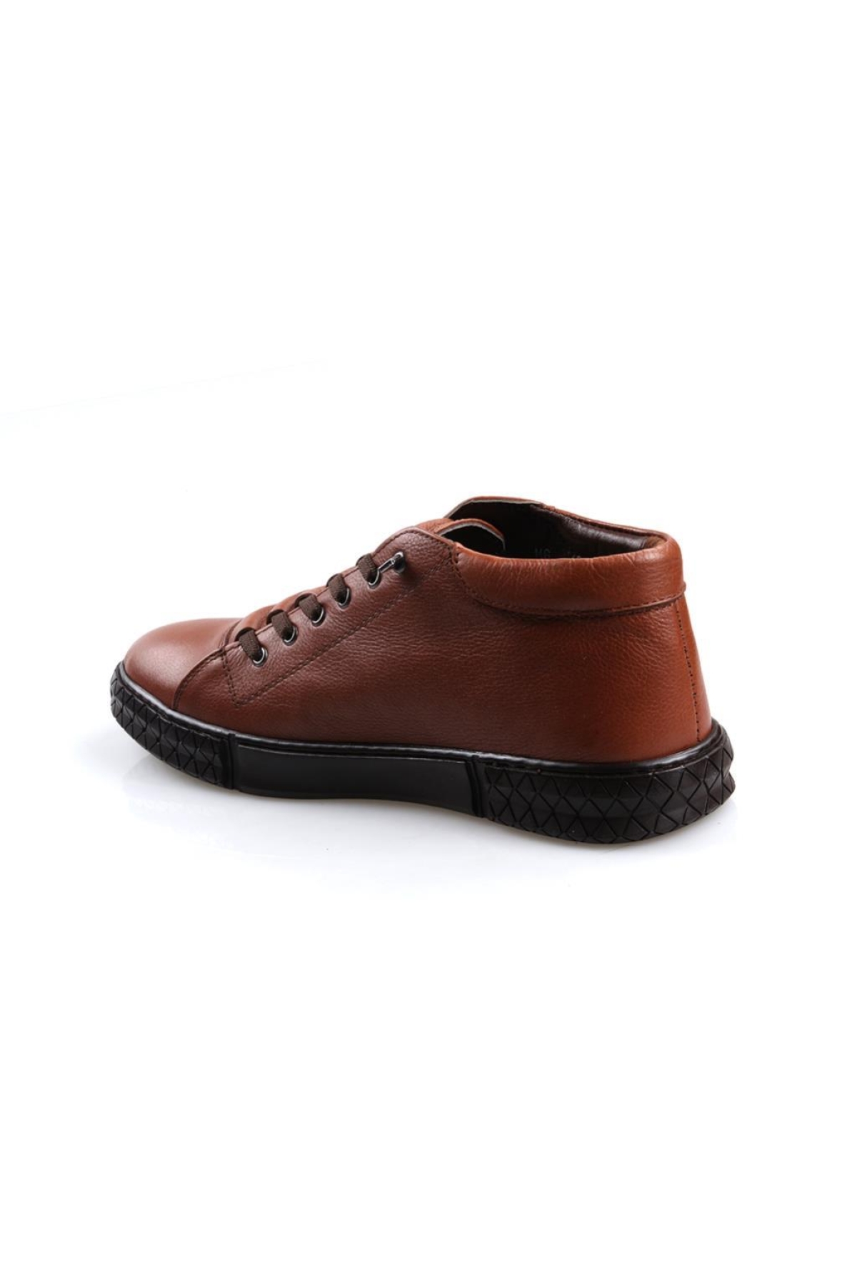 496 Kauçuk Taban Taba Erkek Deri Bot - Görsel 5