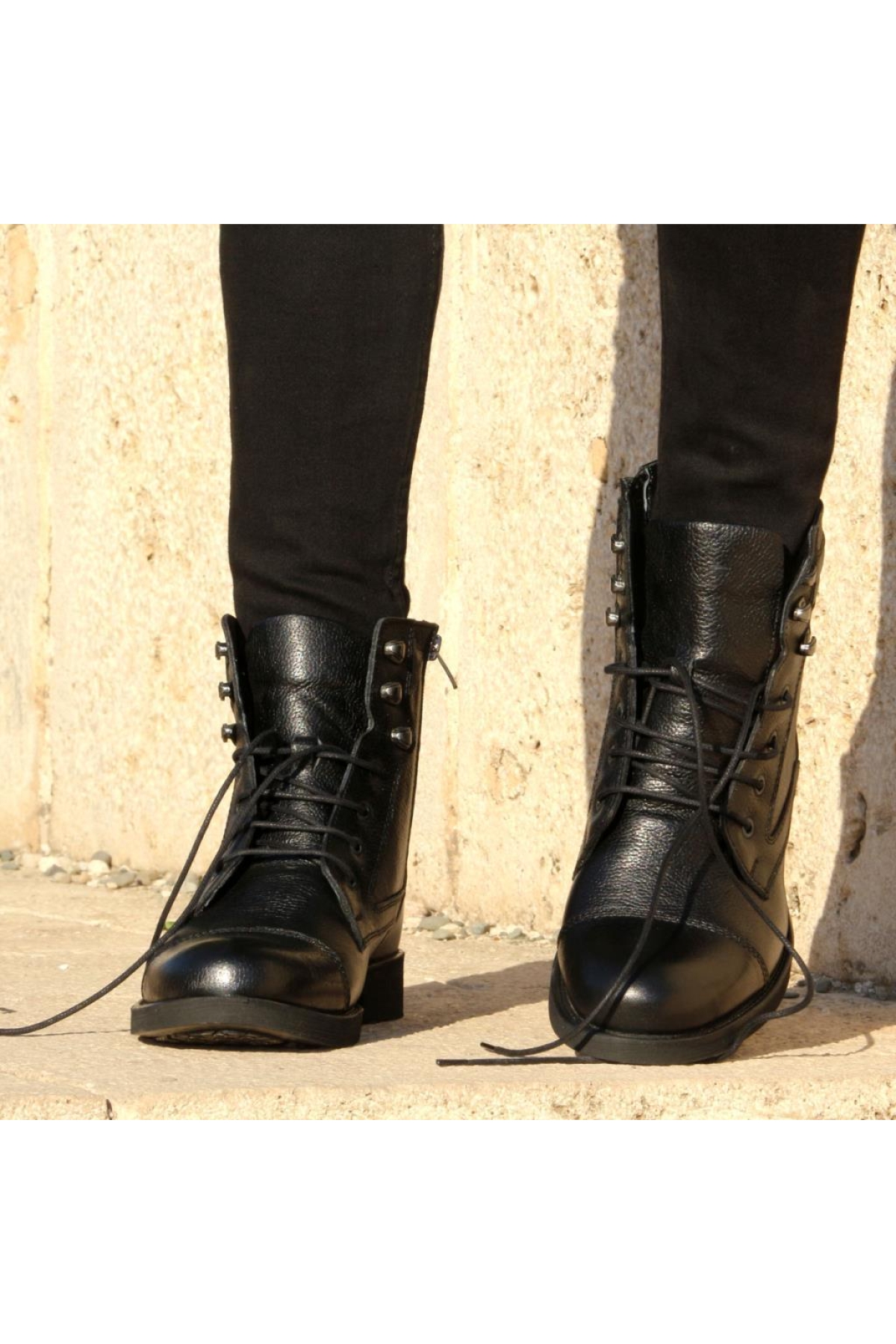 7016 Erkek Deri Postal Bot - Görsel 3