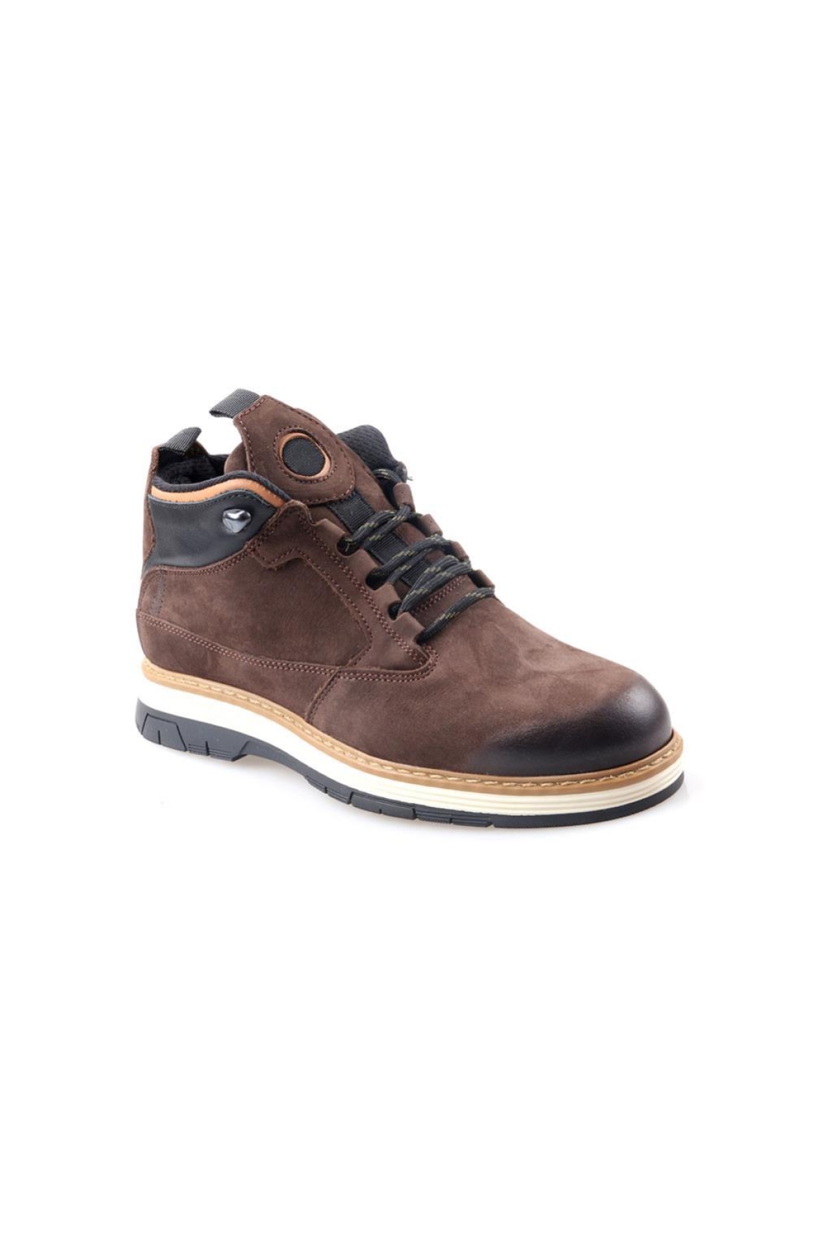 534 Hakiki Deri Nubuk Erkek Bot - Görsel 3