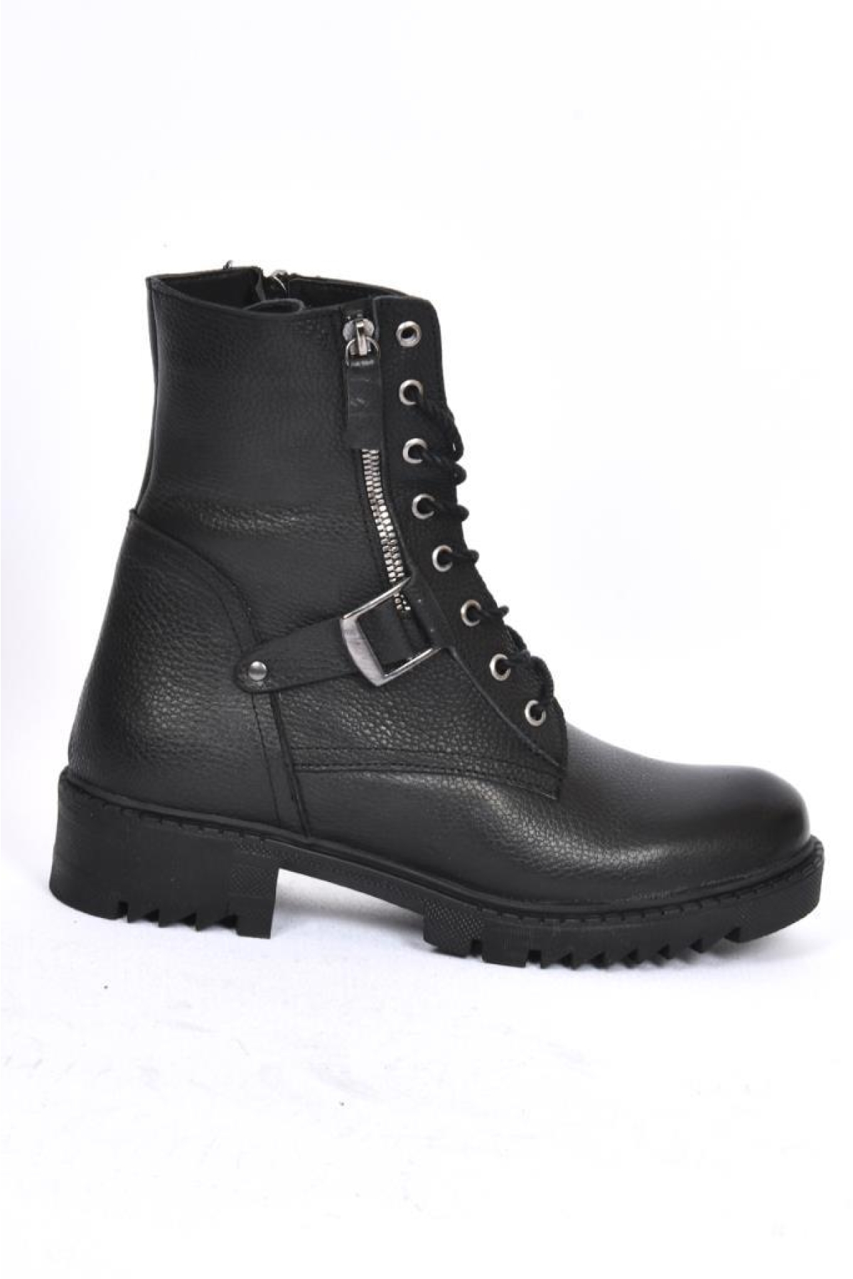 Z1366 Kadın Postal Deri Bot - Görsel 4