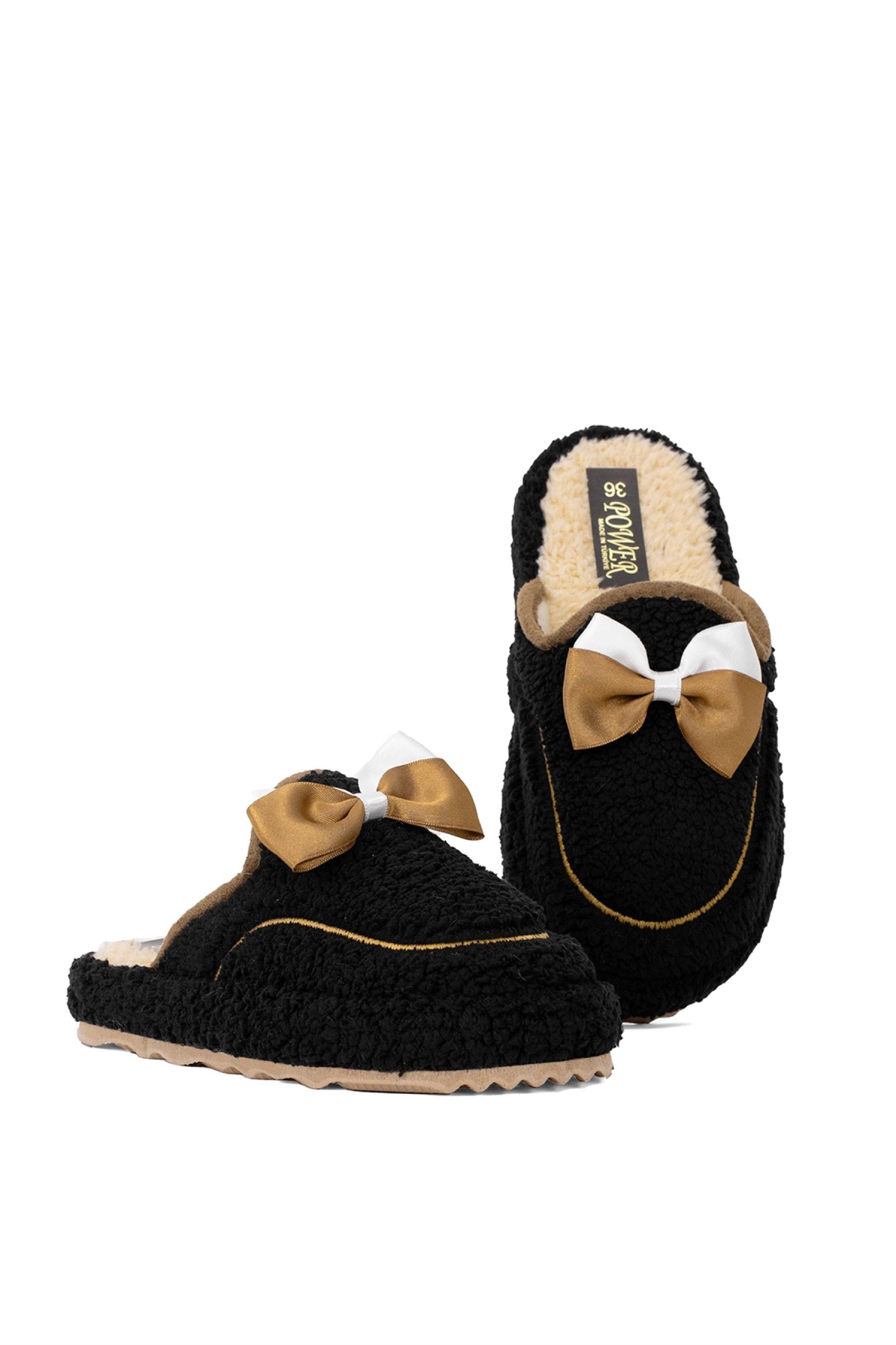 Elit Power 01T Kadın Ev Terliği Siyah - Görsel 6