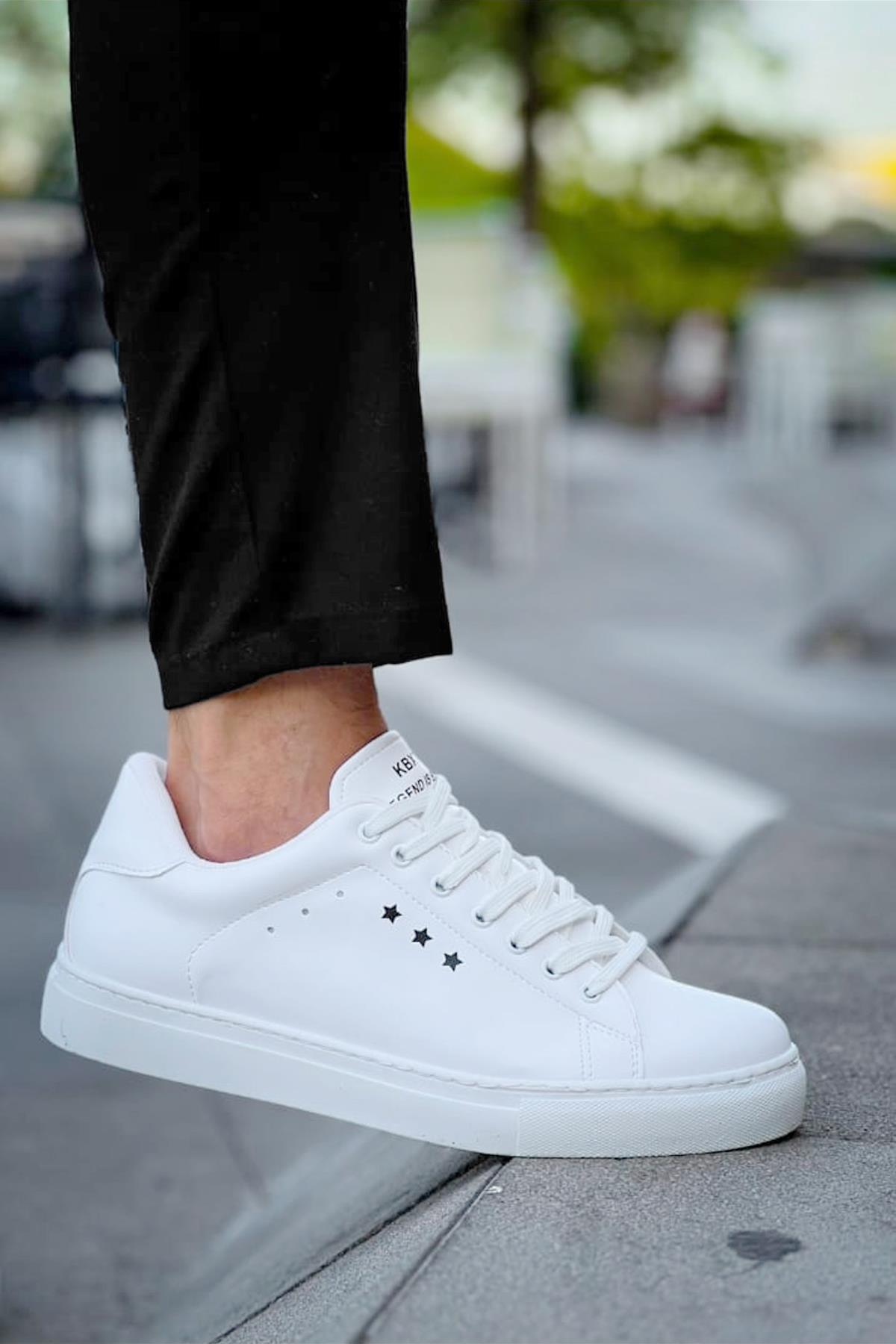 Elit BtnTTK01C Erkek Klasik Sneaker Beyaz - Görsel 2