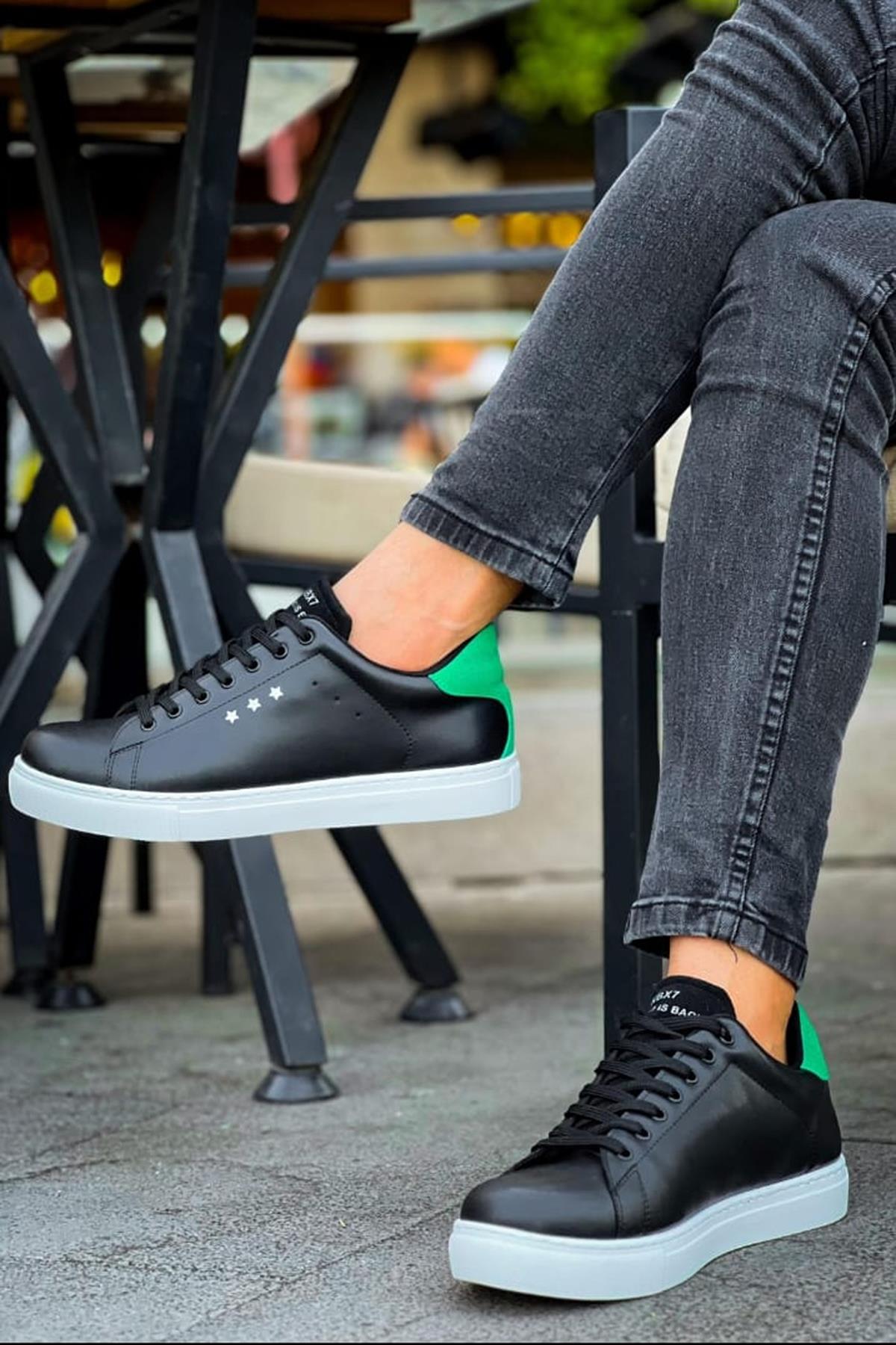 Elit BtnTTK01C Erkek Klasik Sneaker Siyah - Görsel 2