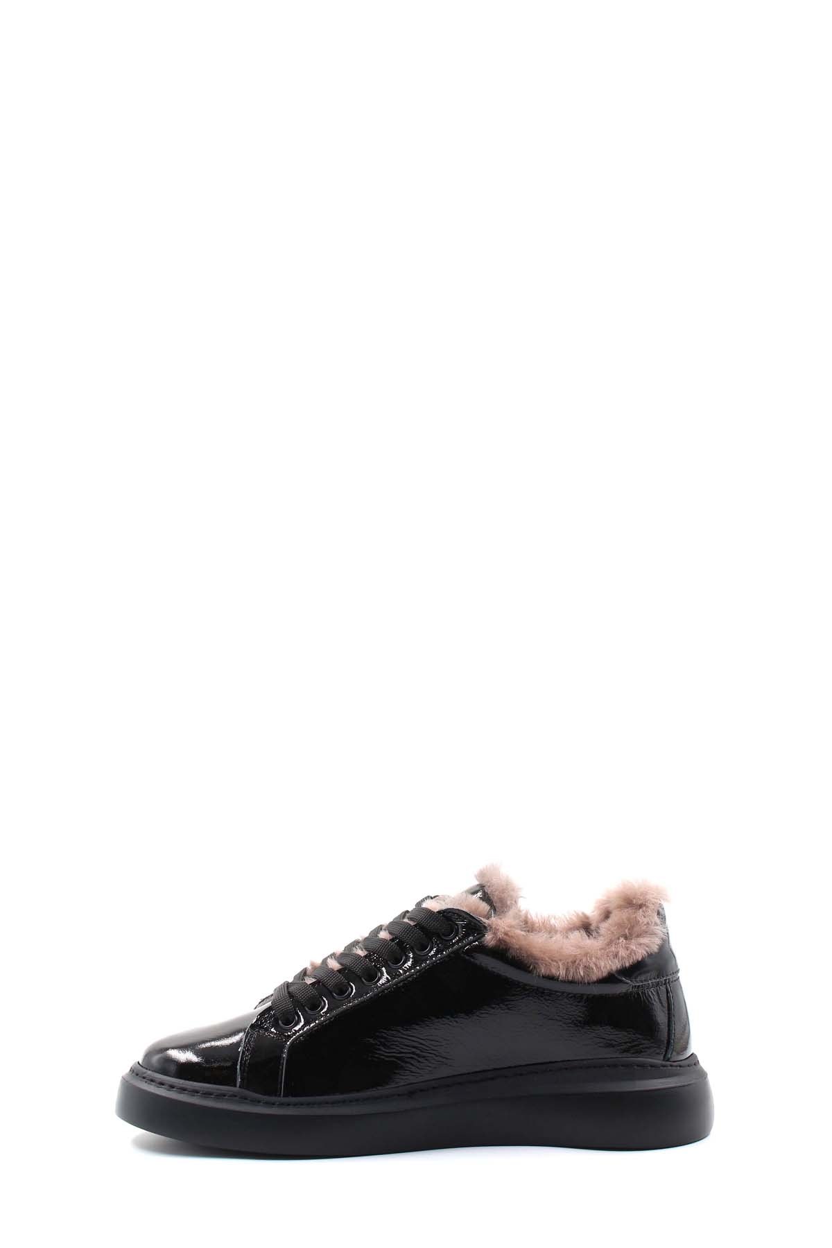 Hakiki Deri Kürklü Kadın Casual Ayakkabı 160KZA950 - Görsel 3
