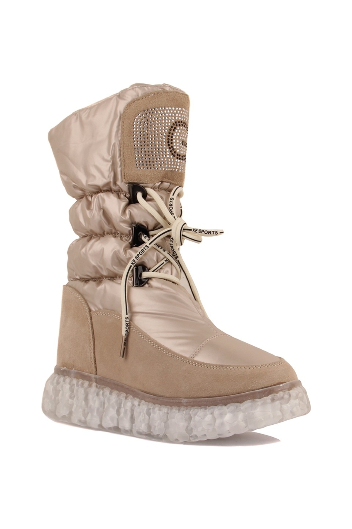 23K347-1 Bej Kadın Bot Ayakkabı - Görsel 2