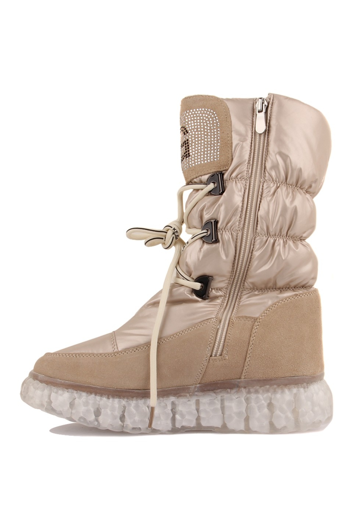 23K347-1 Bej Kadın Bot Ayakkabı - Görsel 4