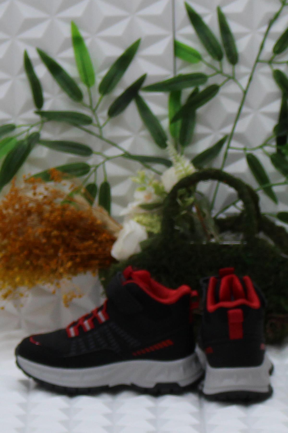 Cool Tiger Siyah Rahat Kaymaz Taban Erkek Çocuk Bot - Görsel 5