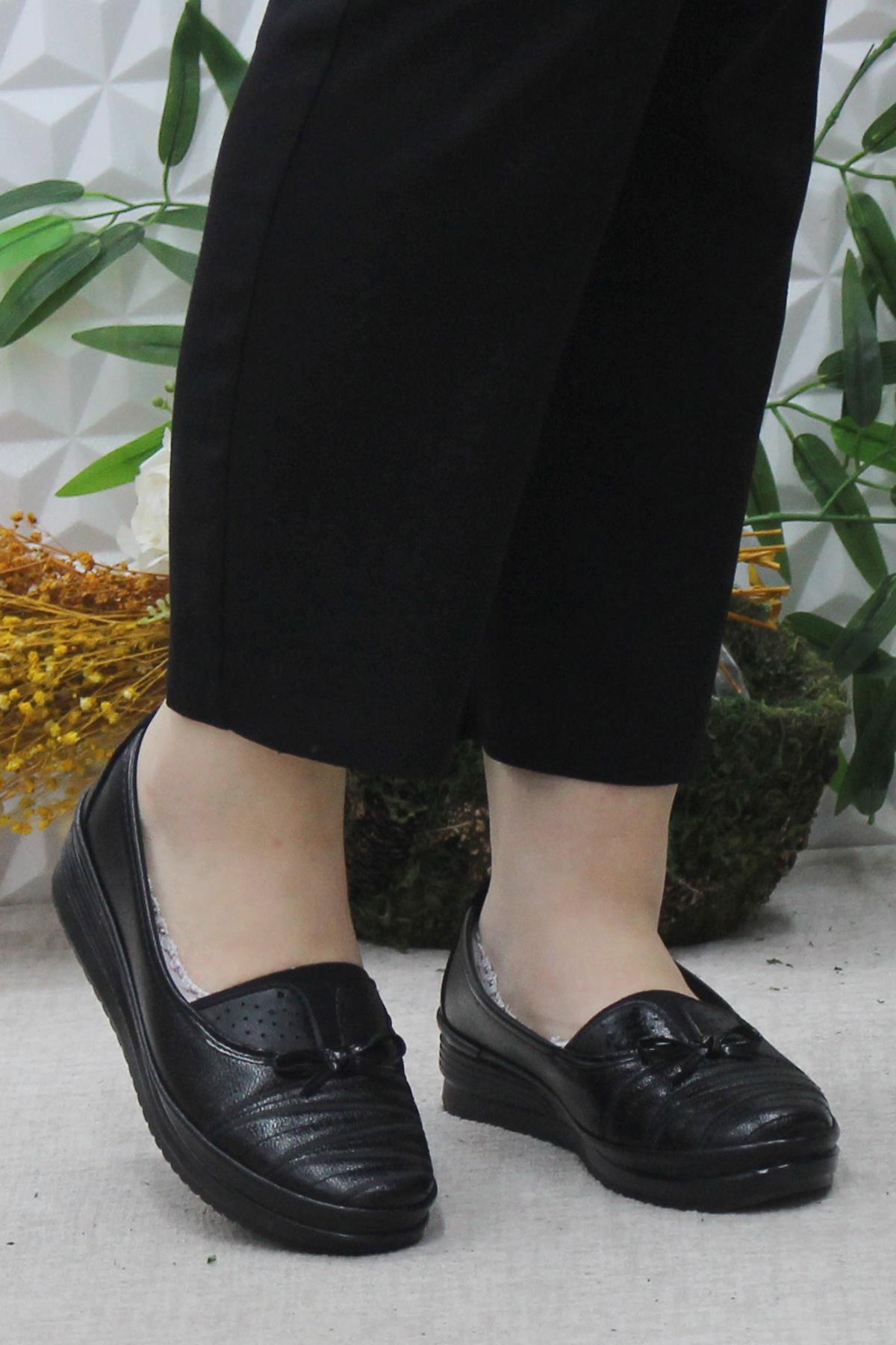 Safir 1272 Siyah Ortopedik Ayakkabı Günlük Kadın Ayakkabı - Görsel 3