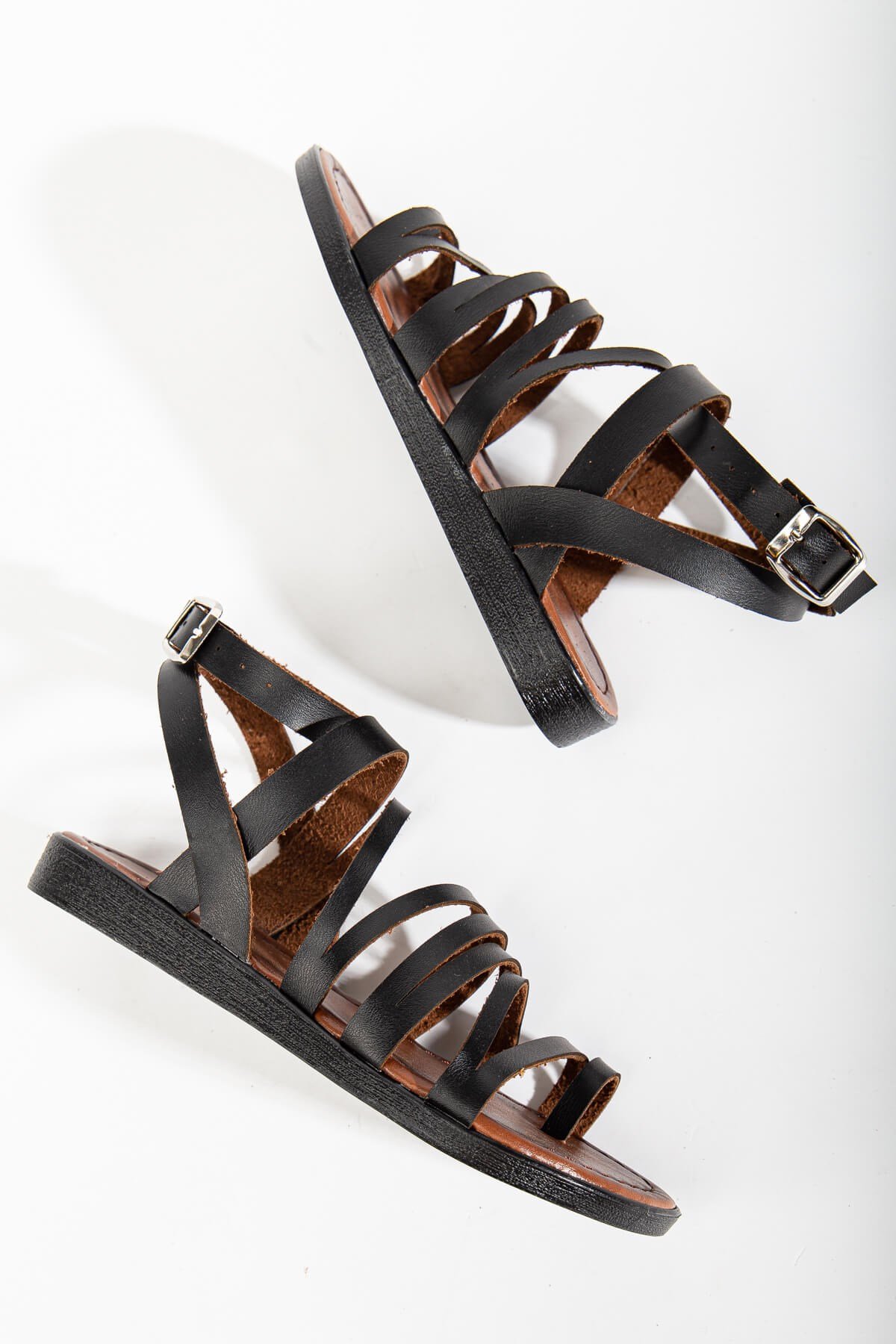 Kadın Sandalet SİYAH CİLT - Görsel 4