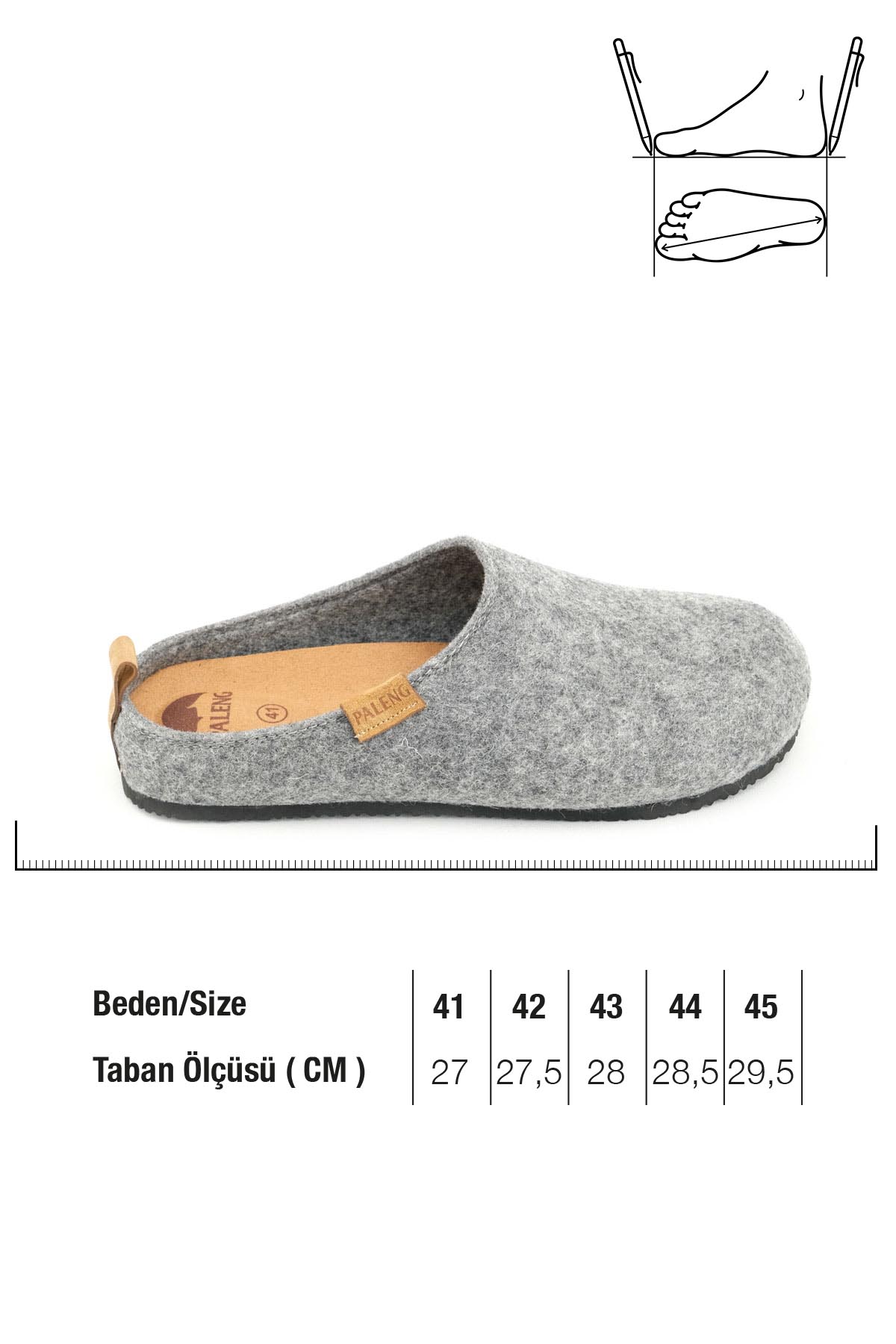 Gezer Dört Mevsim Çıkarılabilir İç Taban Comfort Ev Bahçe Erkek Terlik - Görsel 3