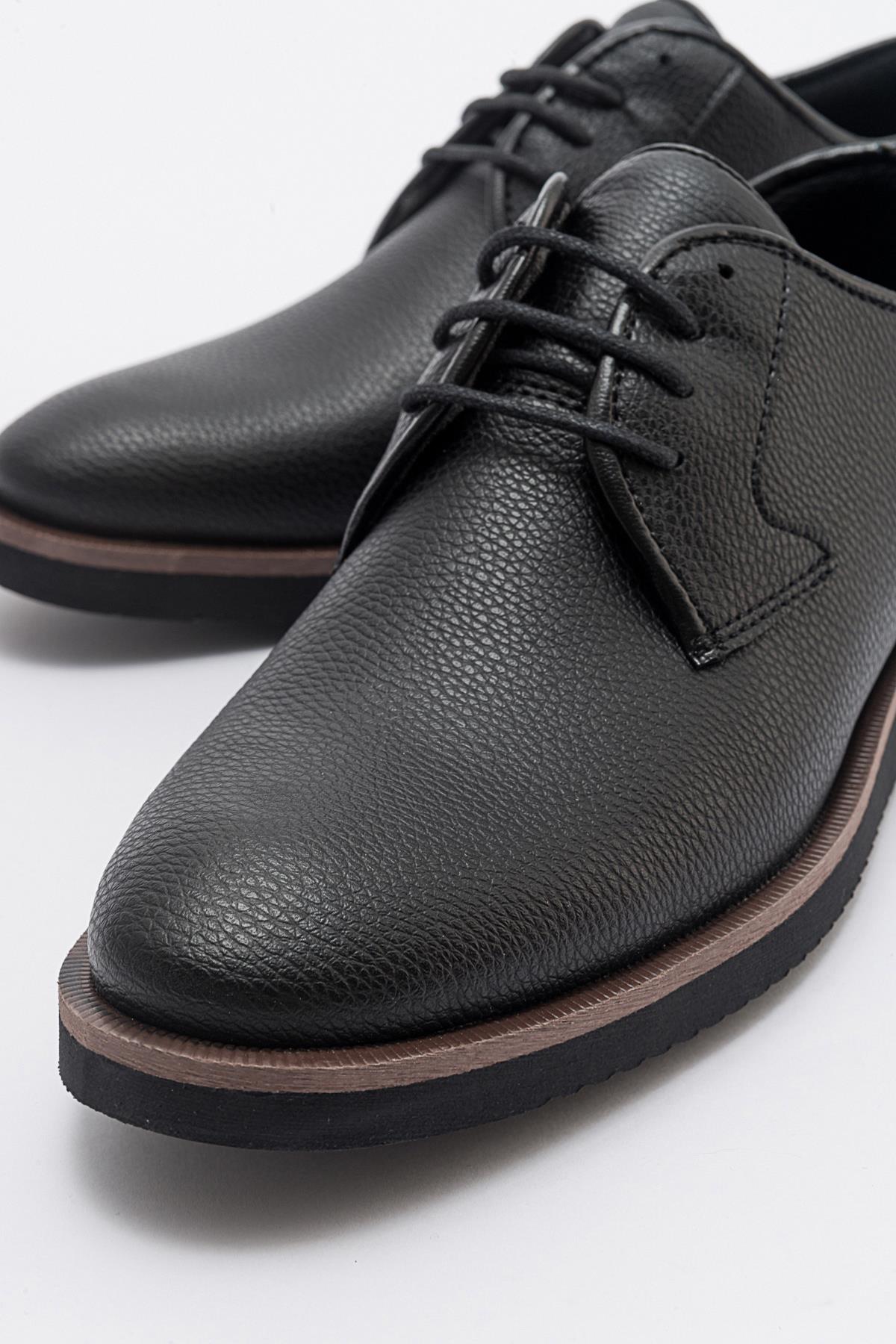 Erkek Bağlı Ayakkabı SİYAH ROYAL - Görsel 4