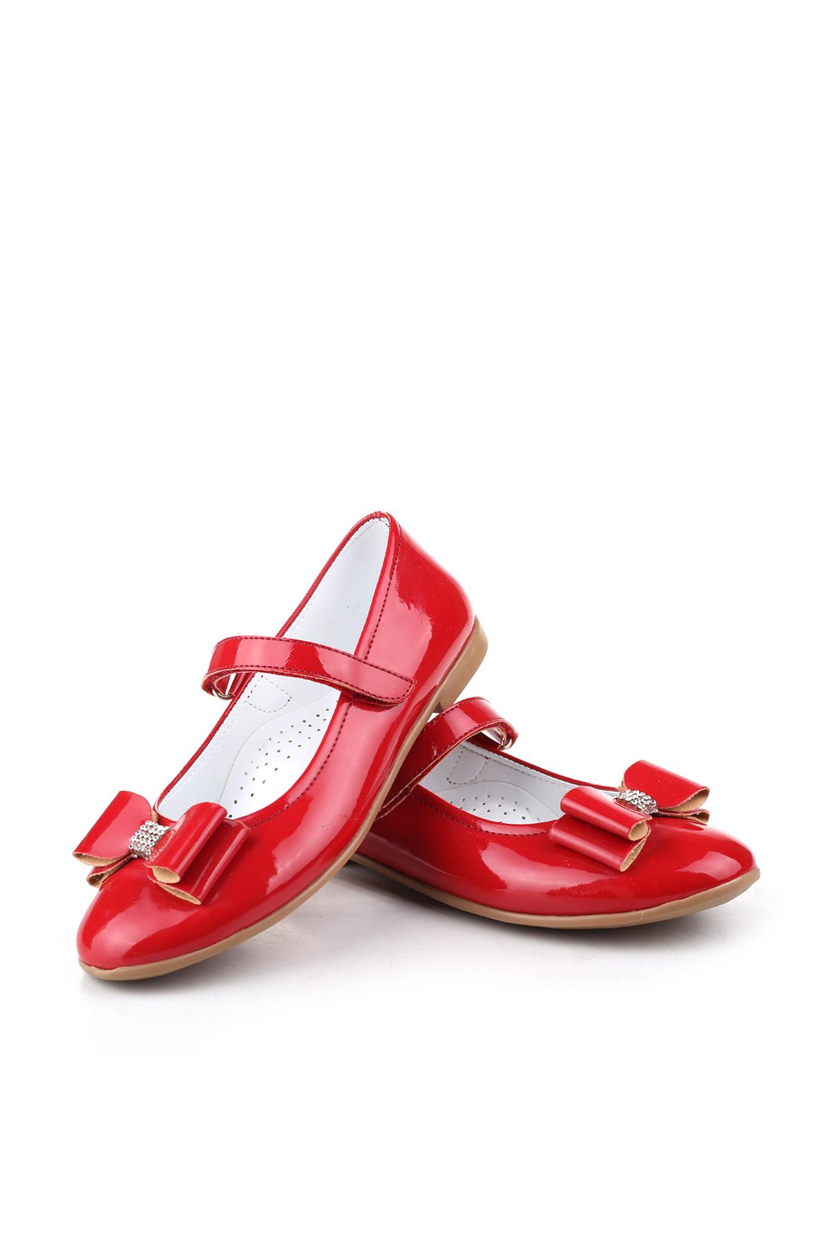 Ortaç 3162 Kız Çocuk Balerin Cırtlı Babet Ayakkabı - Görsel 4