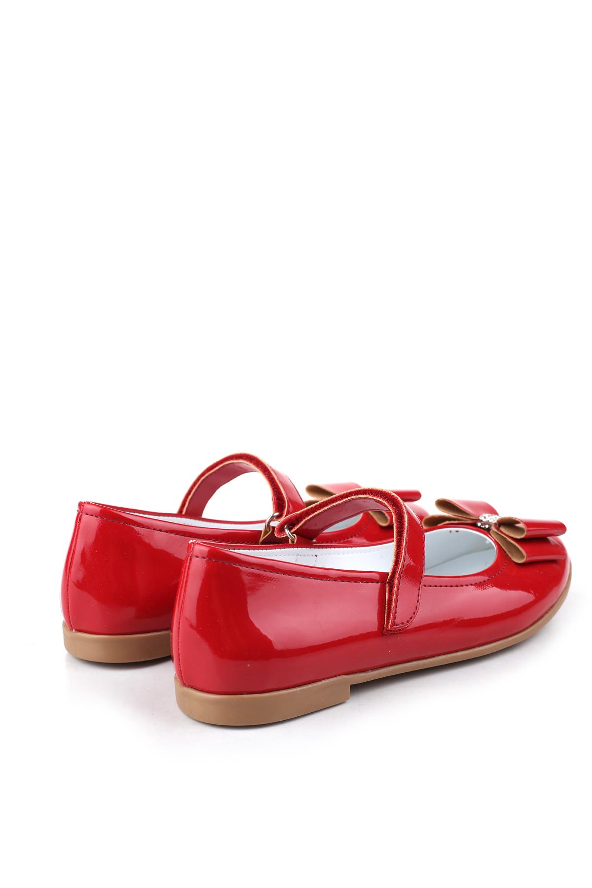 Ortaç 3162 Kız Çocuk Balerin Cırtlı Babet Ayakkabı - Görsel 5
