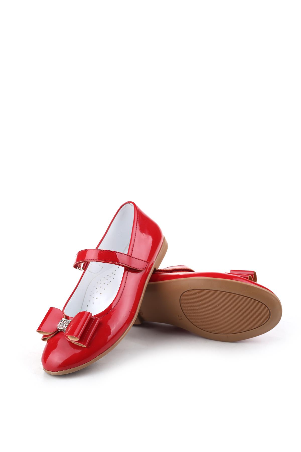 Ortaç 3162 Kız Çocuk Balerin Cırtlı Babet Ayakkabı - Görsel 6