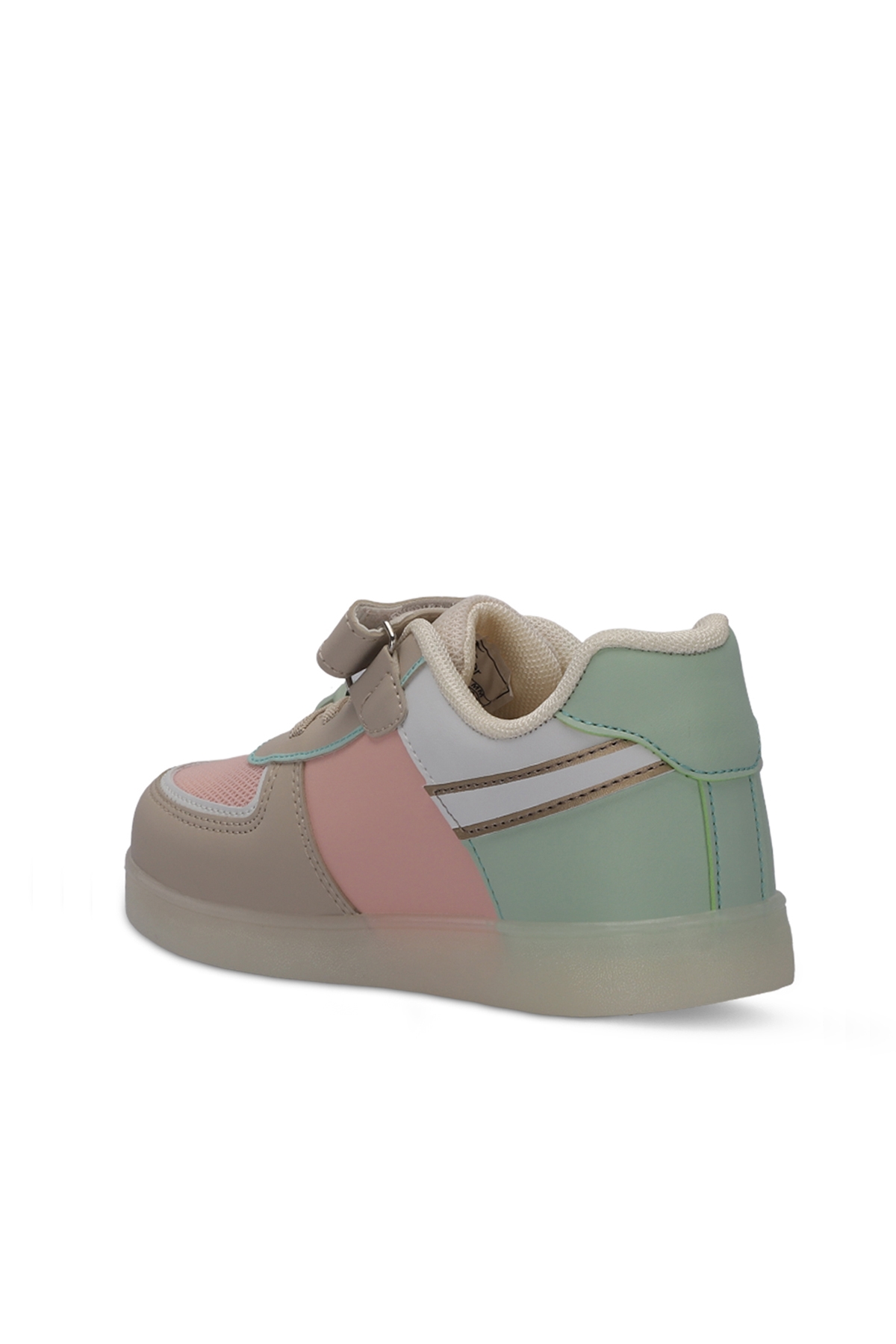 PERLE Kız Çocuk Sneaker Ayakkabı Bej - Görsel 4