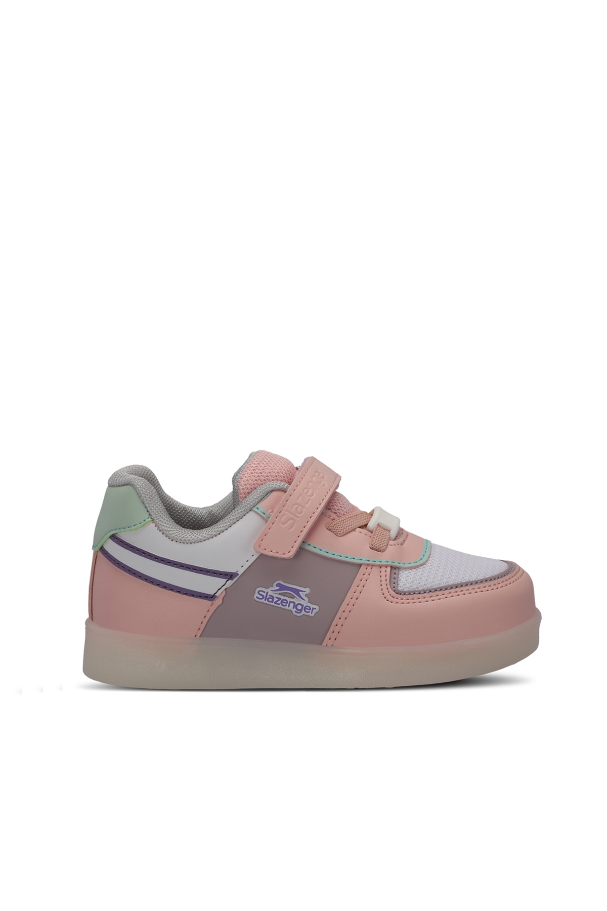 PERLE Çocuk Sneaker Ayakkabı Beyaz / Pembe - Görsel 2