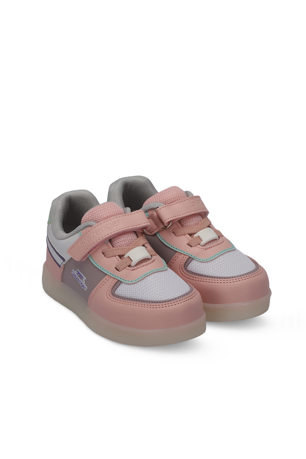 PERLE Çocuk Sneaker Ayakkabı Beyaz / Pembe - Görsel 3