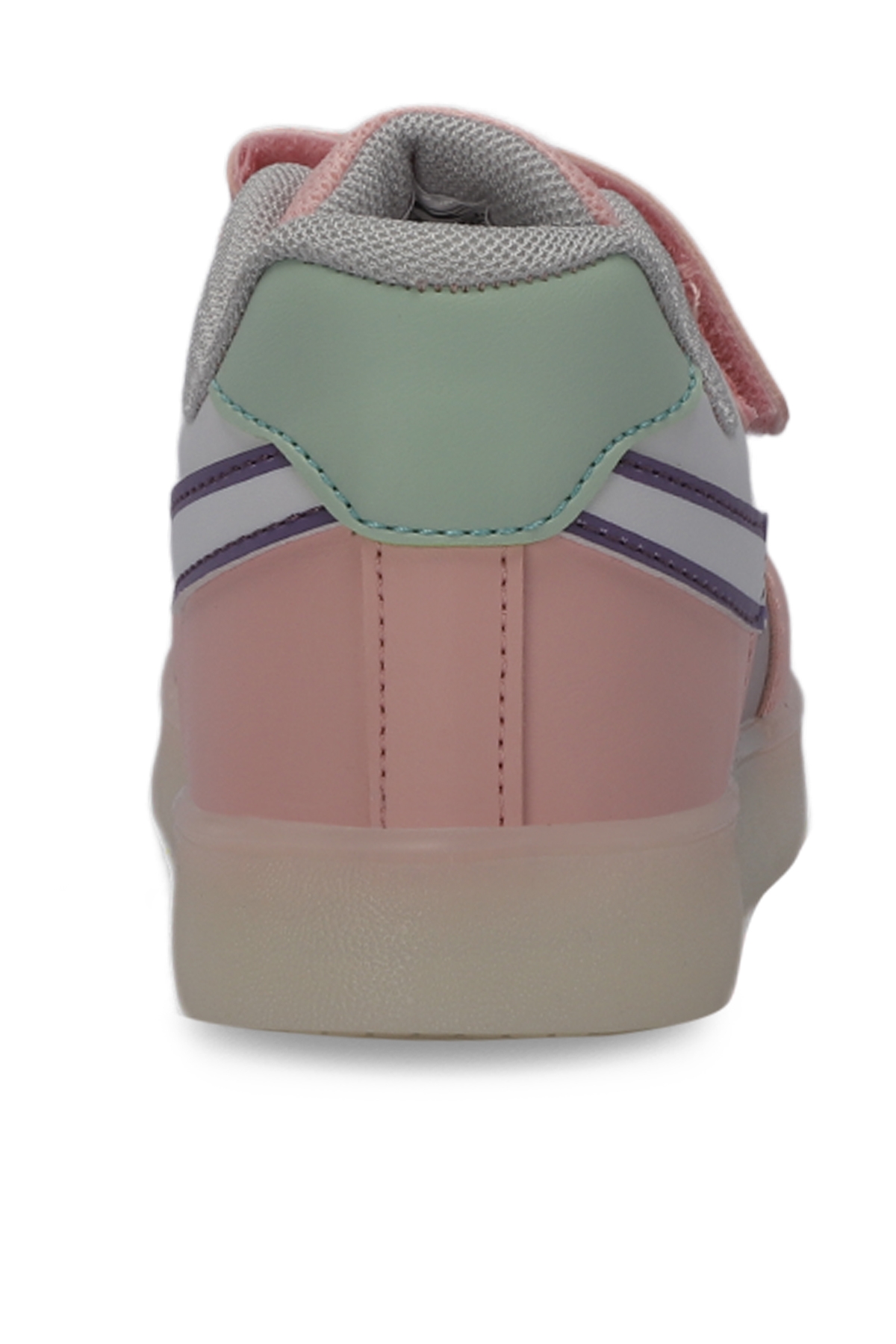 PERLE Çocuk Sneaker Ayakkabı Beyaz / Pembe - Görsel 7