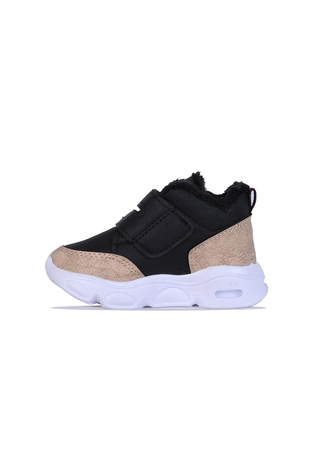 Skuaıter 7600 Siyah Bebe Cırtlı Erkek Çocuk Kürklü Bot - Görsel 3