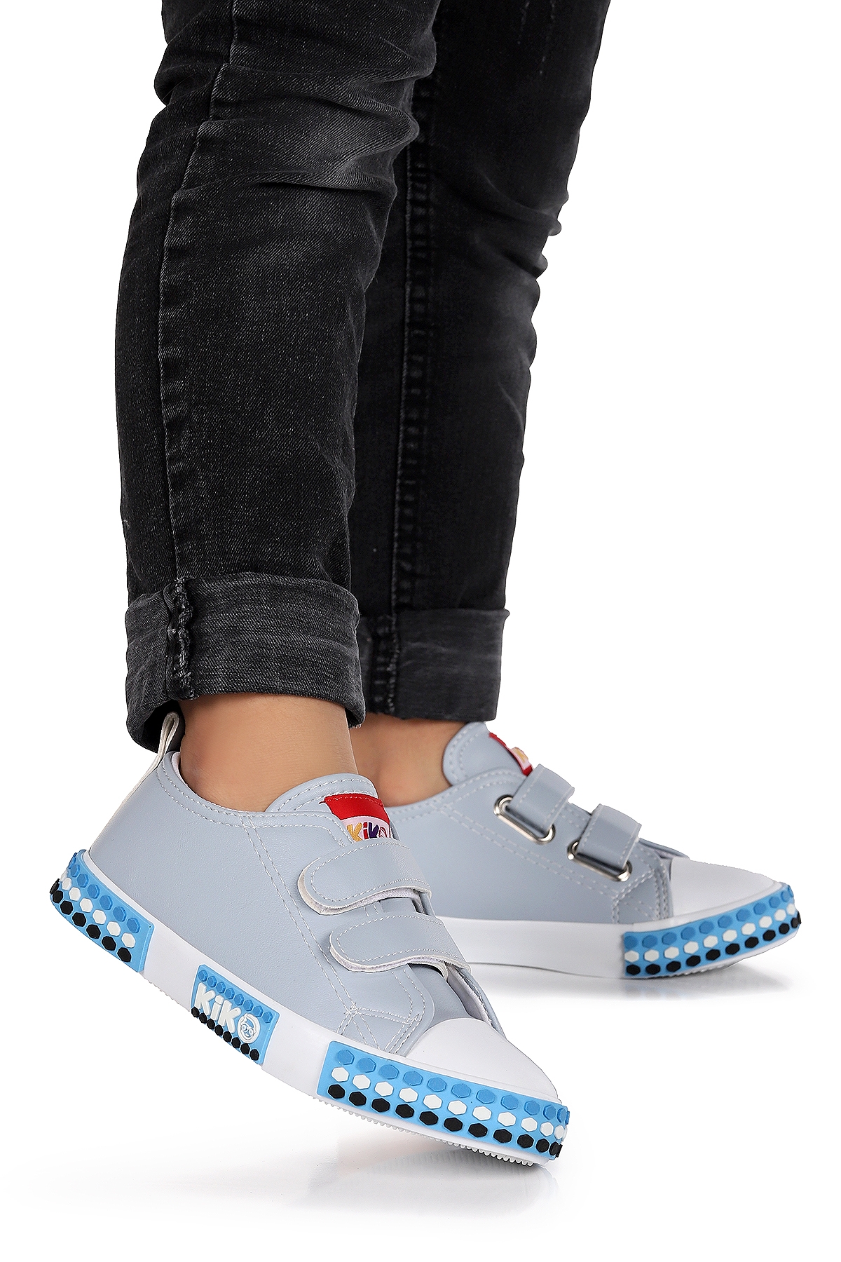 Kach Cırtlı Erkek Bebek Günlük Spor Ayakkabı Mavi - Görsel 2