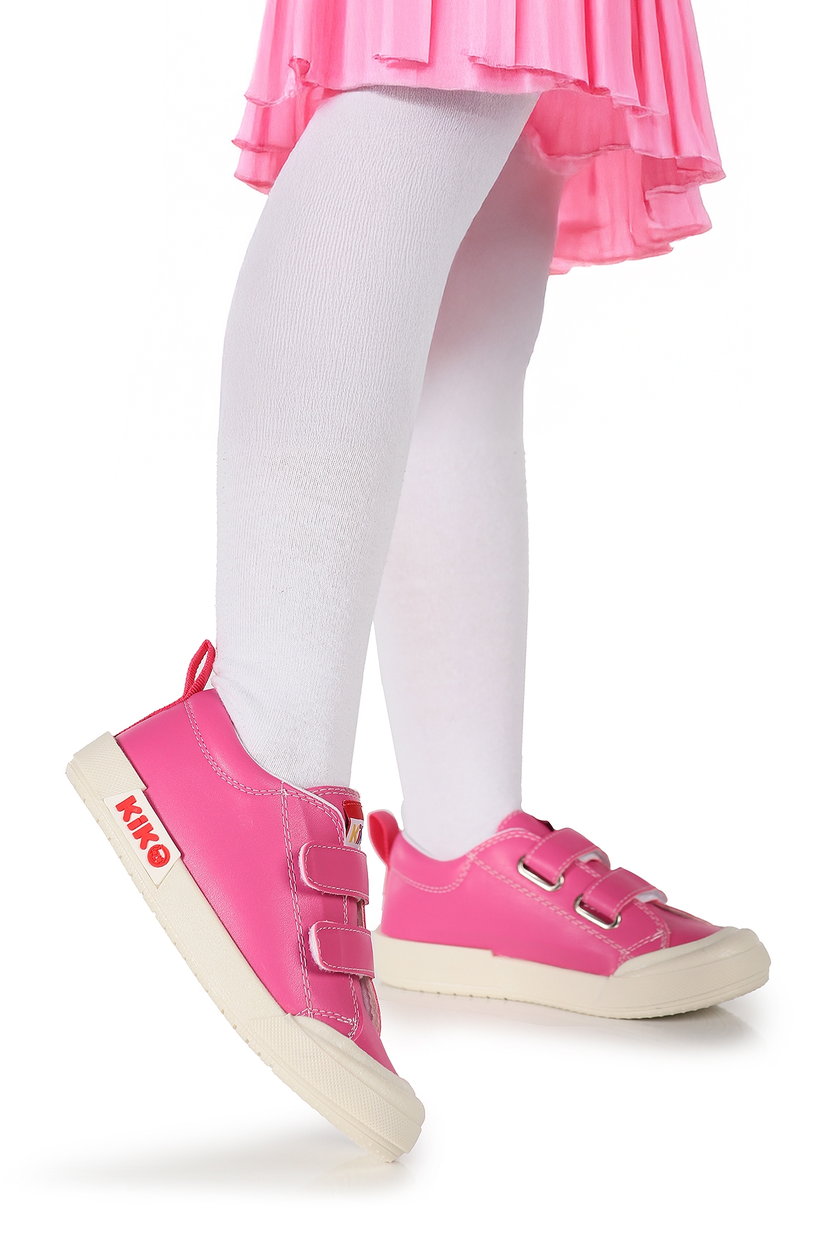 Suba Cırtlı Termo Taban Kız Bebek Günlük Spor Ayakkabı Fuşya - Görsel 2