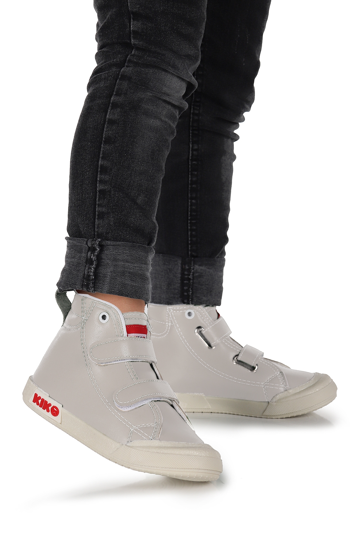 Garf Günlük Cırtlı Erkek Çocuk Bot Ayakkabı Gri - Görsel 2