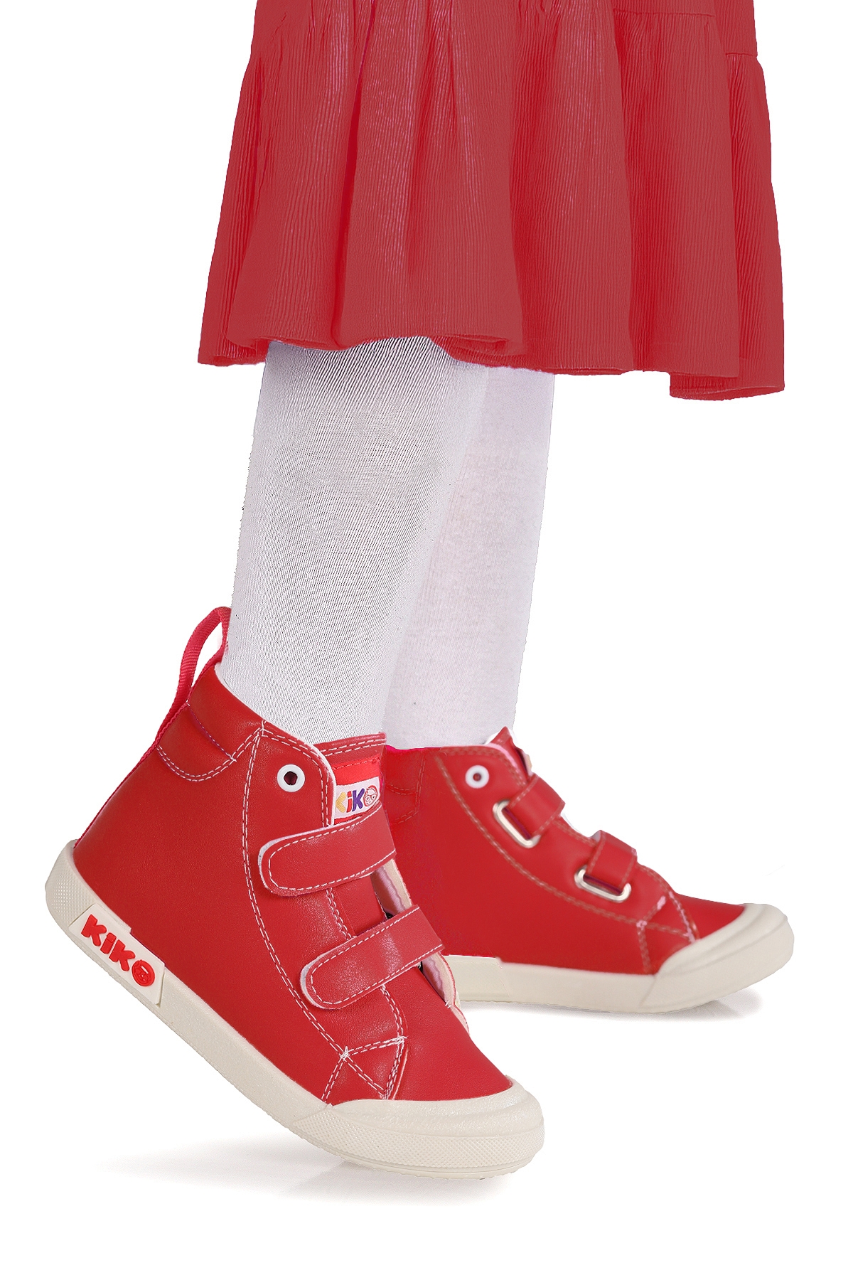 Garf Günlük Cırtlı Kız Bebek Bot Ayakkabı Kırmızı - Görsel 2