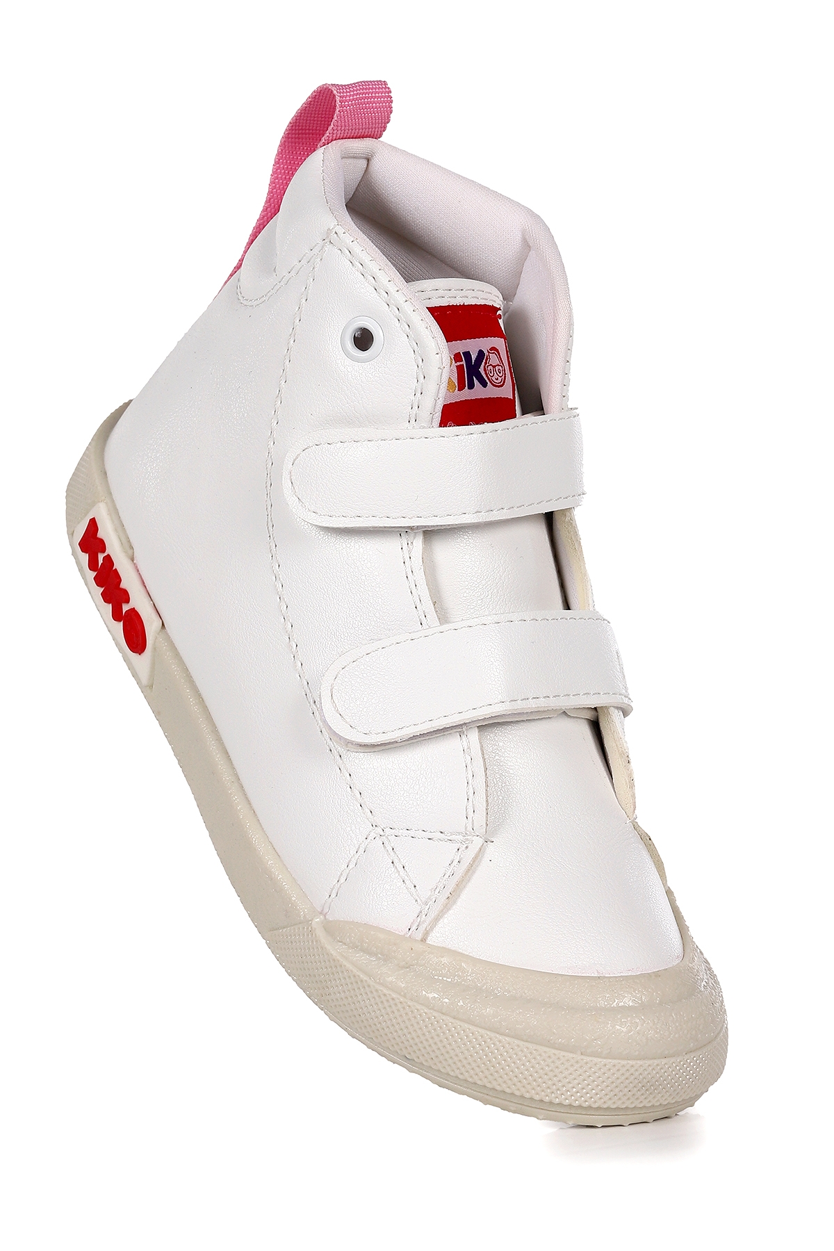 Garf Günlük Cırtlı Kız Bebek Bot Ayakkabı Beyaz - Pudra - Görsel 4