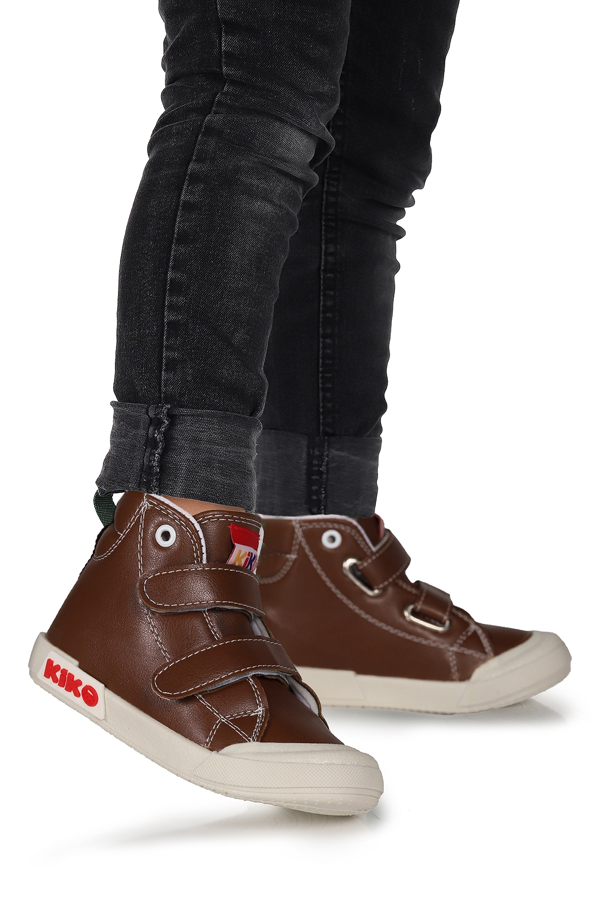 Garf Günlük Cırtlı Erkek Bebek Bot Ayakkabı Kahverengi - Görsel 2