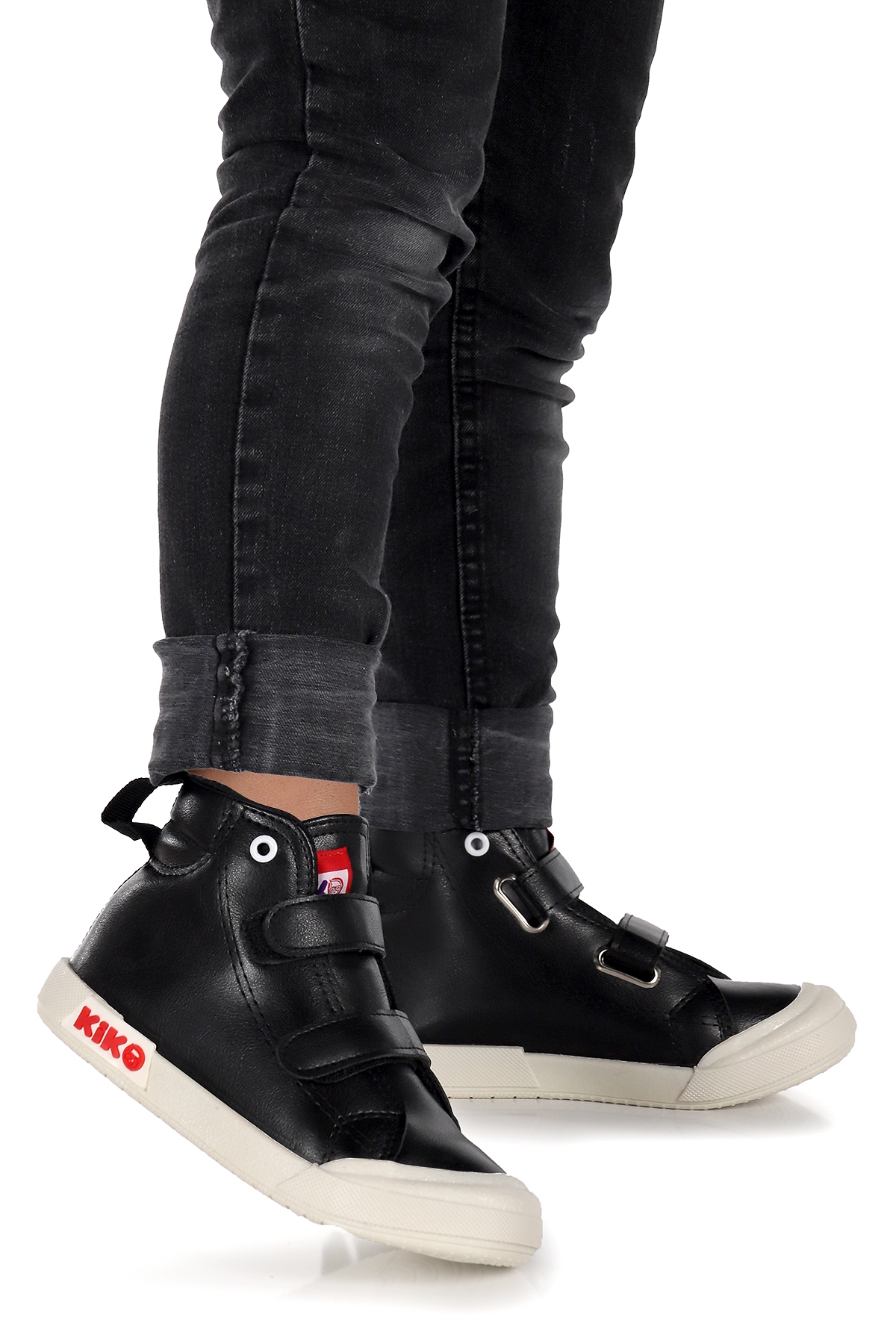 Garf Günlük Cırtlı Erkek Bebek Bot Ayakkabı Siyah - Görsel 2