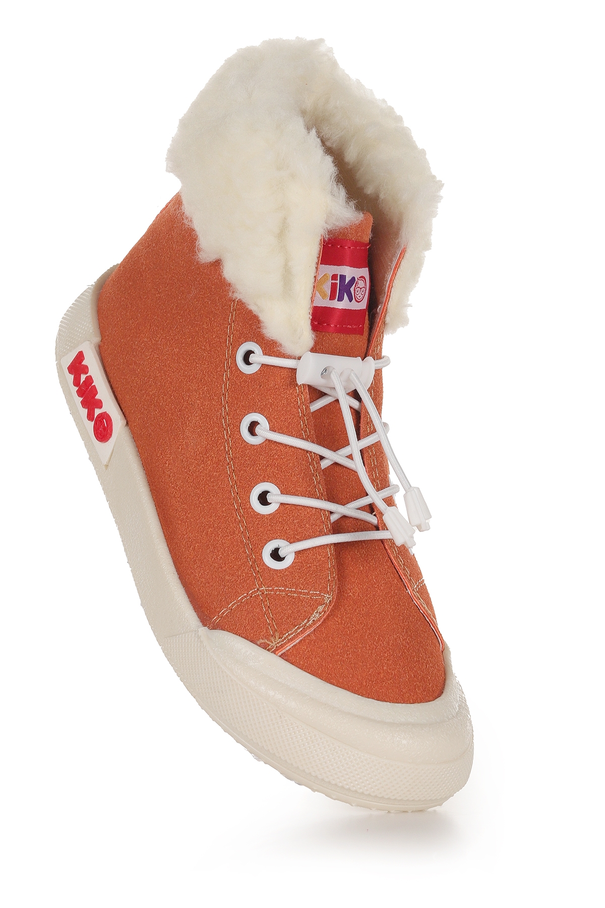 Tigge Günlük Lastikli Kız Bebek Bot Ayakkabı Turuncu - Görsel 4