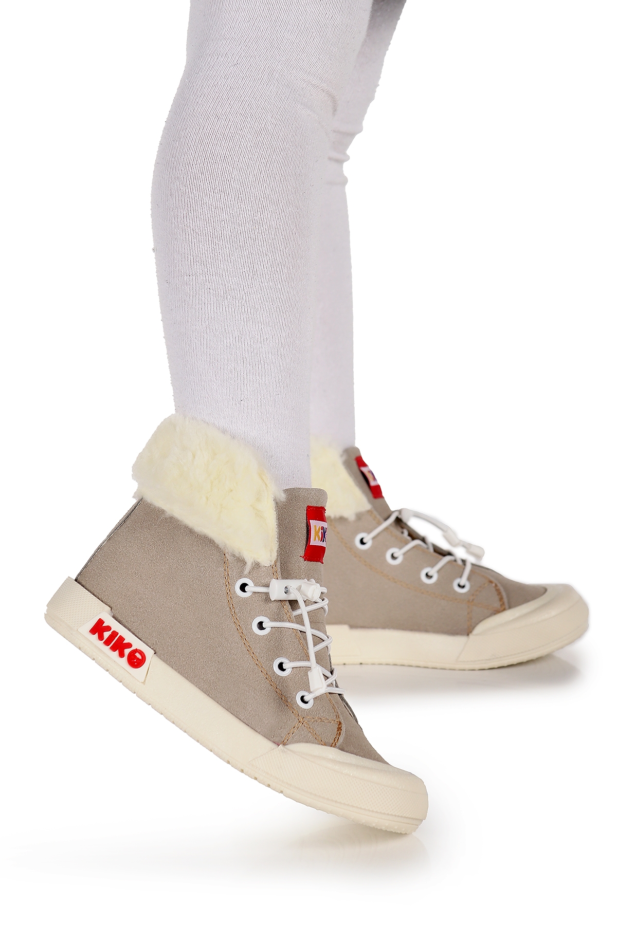 Tigge Günlük Lastikli Kız Çocuk Bot Ayakkabı Gri - Görsel 2