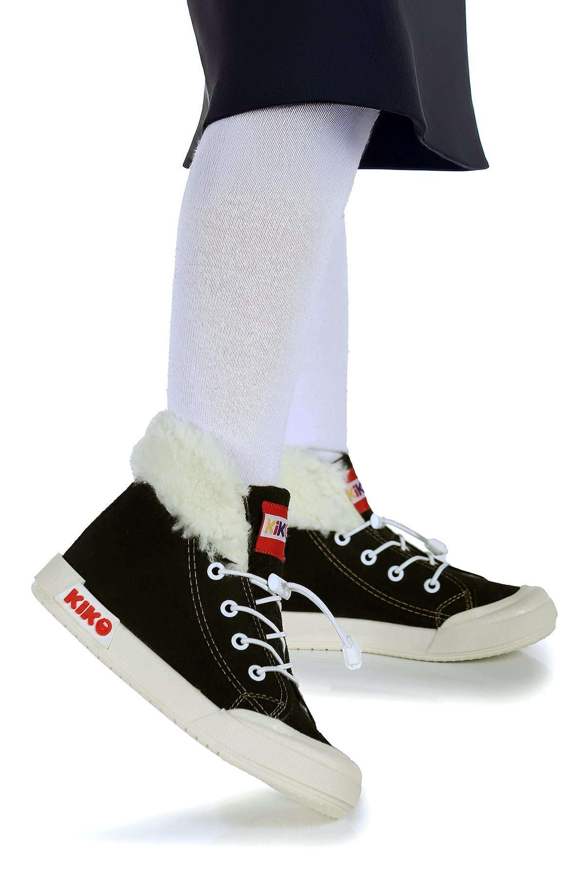 Tigge Günlük Lastikli Kız Çocuk Bot Ayakkabı Siyah - Görsel 2