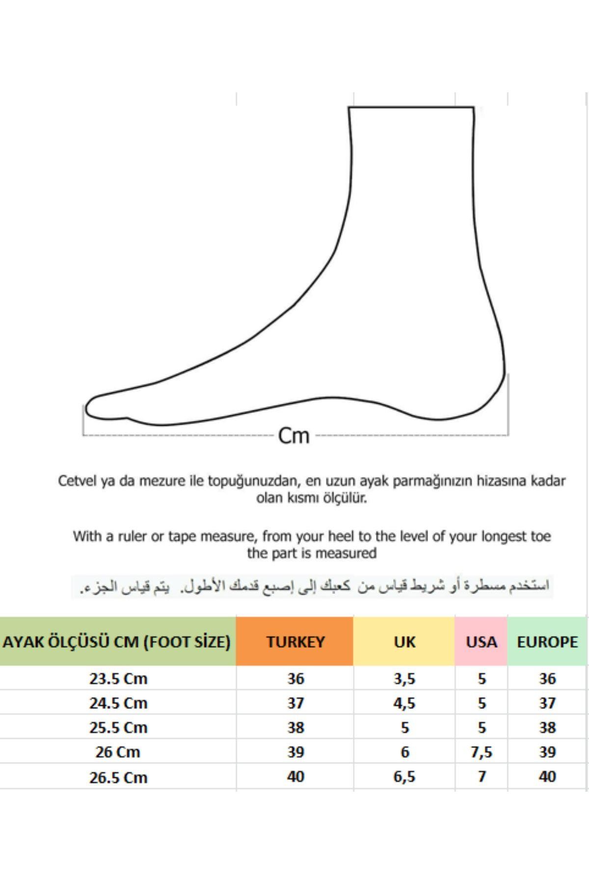 GZHW711 Garantili Kadın Arkası Açık Klasik Günlük Tarz Şık ve Rahat Topuklu Ayakkabı - Görsel 5