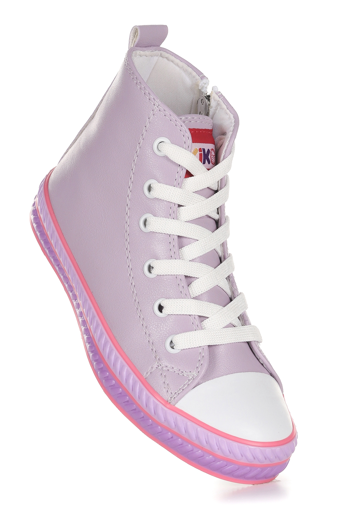 Pant Günlük Bağcıklı Fermuarlı Kız Bebek Spor Ayakkabı Lila - Görsel 2