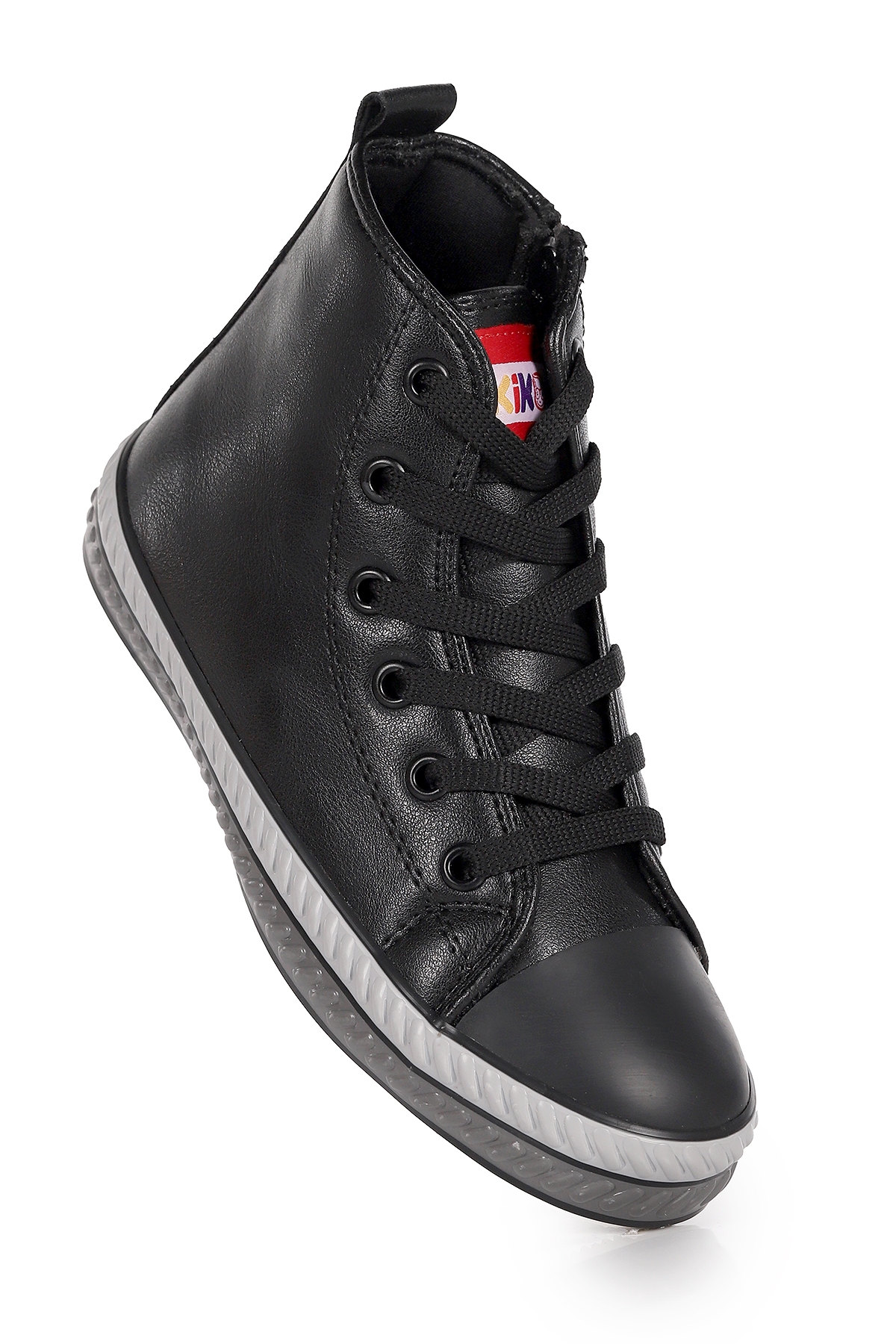 Pant Günlük Bağcıklı Fermuarlı Erkek Çocuk Spor Ayakkabı Siyah - Görsel 2