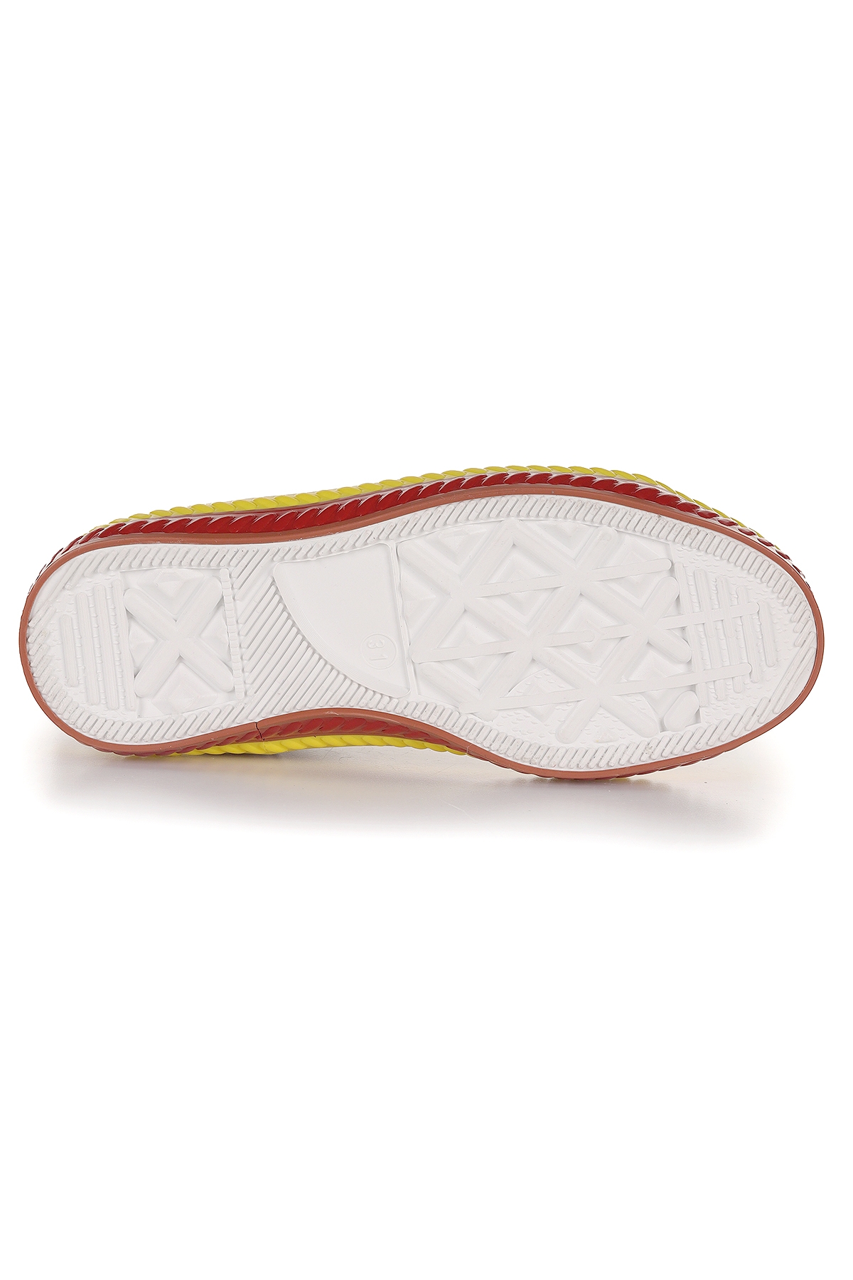 Pant Günlük Bağcıklı Fermuarlı Kız Çocuk Spor Ayakkabı Ten - Görsel 6