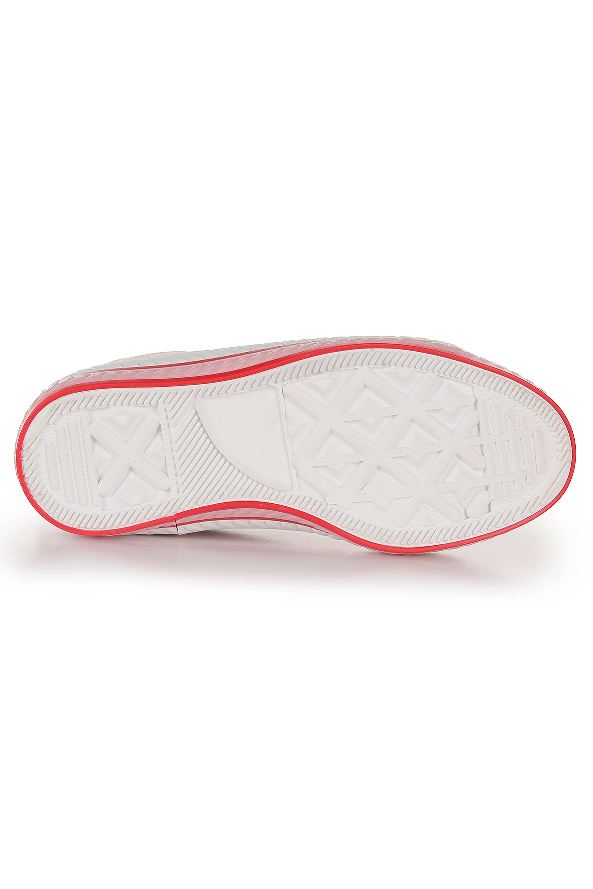 Pant Günlük Bağcıklı Fermuarlı Kız Çocuk Spor Ayakkabı Pudra - Görsel 6