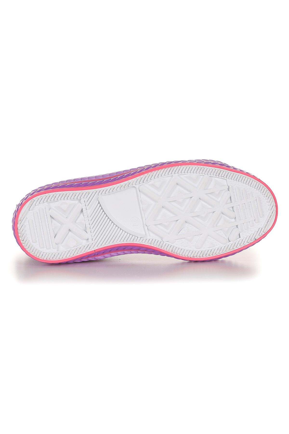 Pant Günlük Bağcıklı Fermuarlı Kız Çocuk Spor Ayakkabı Lila - Görsel 6