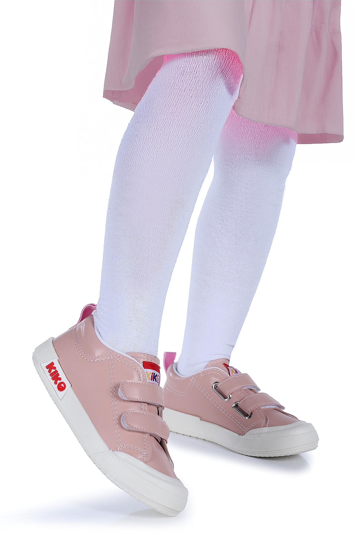 Suba Cırtlı Termo Taban Kız Bebek Günlük Spor Ayakkabı Pudra - Görsel 4