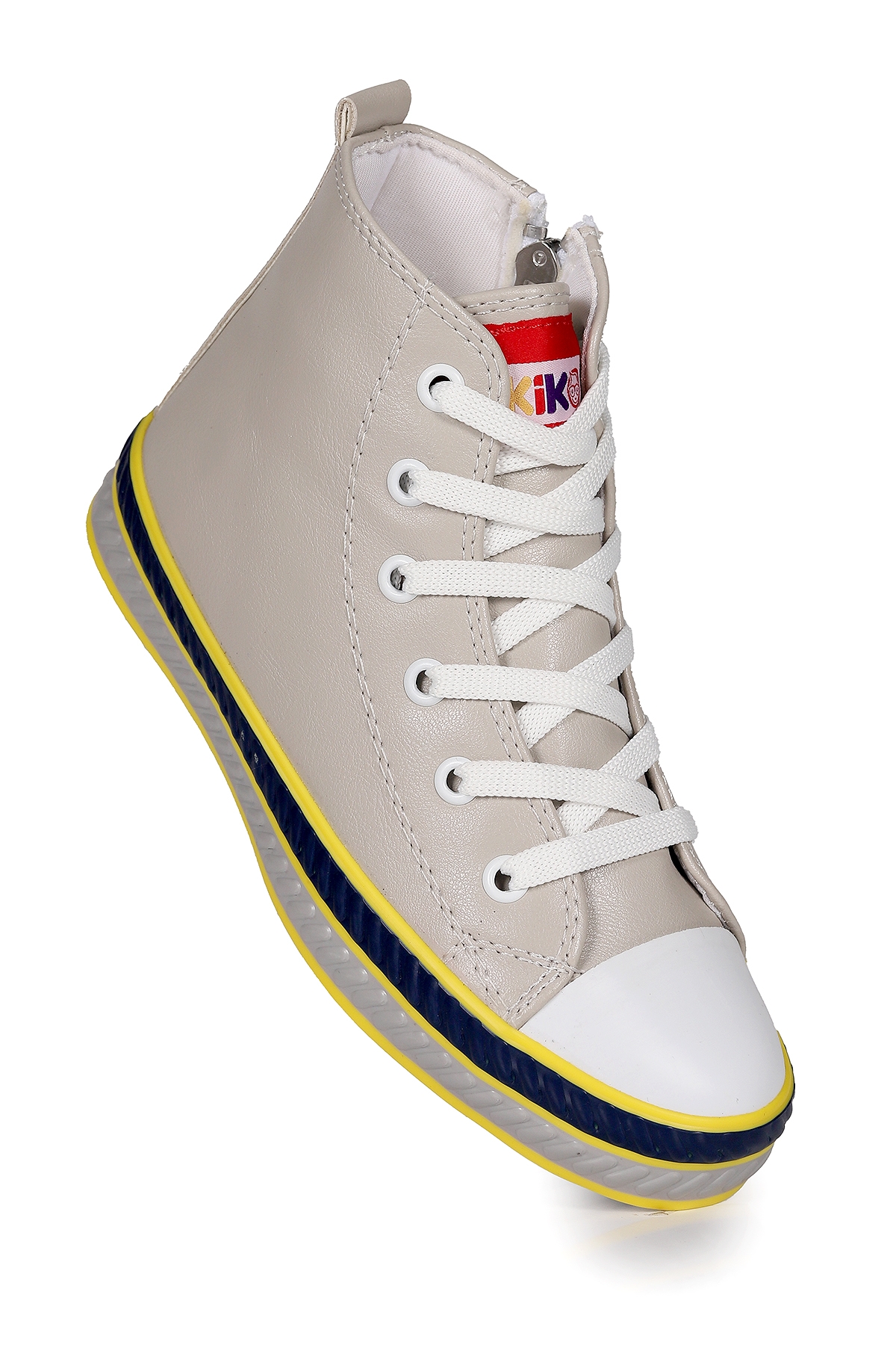 Pant Günlük Bağcıklı Fermuarlı Erkek Bebek Spor Ayakkabı Gri - Görsel 2