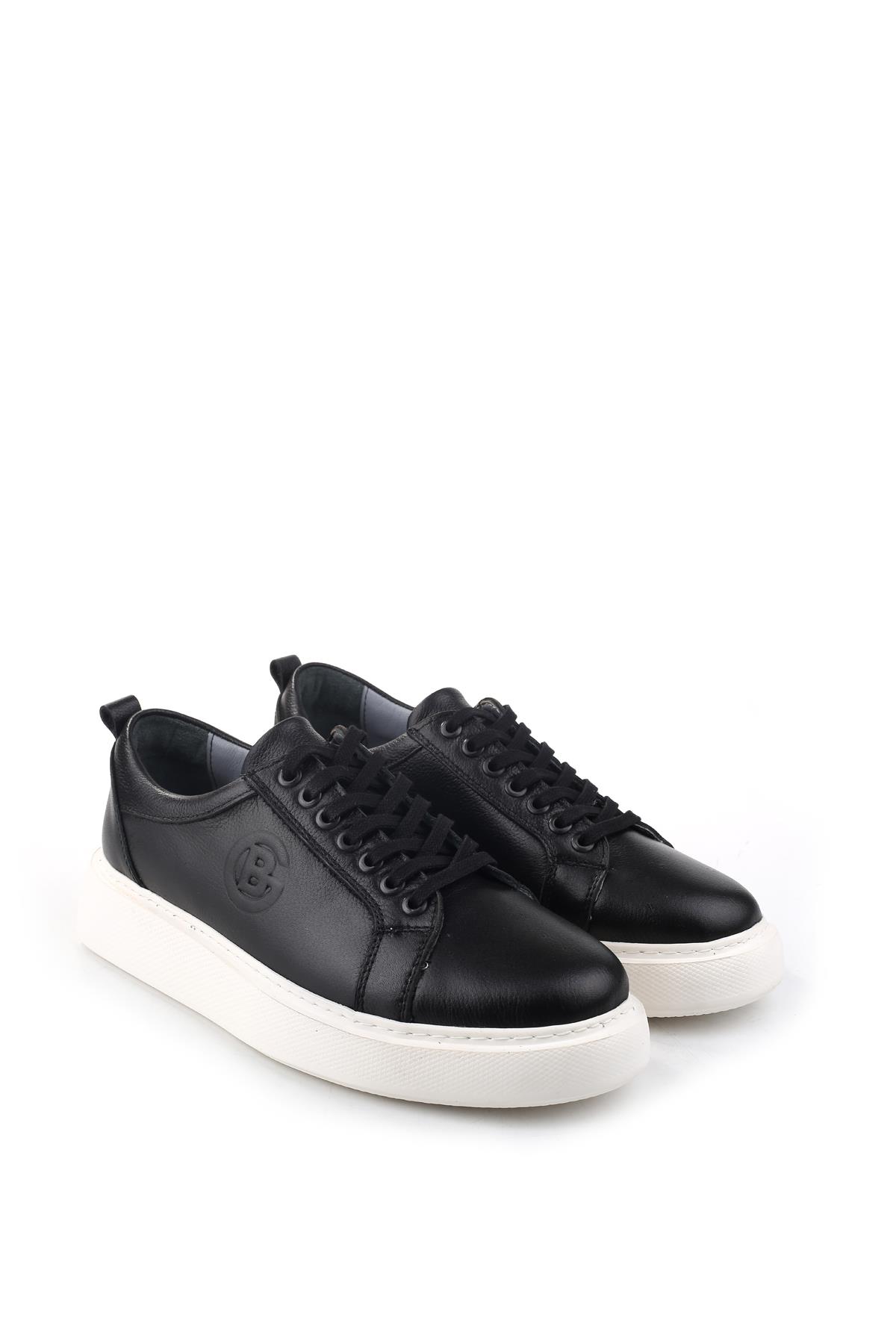 0670 Erkek Ortopedik Taban Hakiki Deri Bağcıklı Ayakkabı - Görsel 3