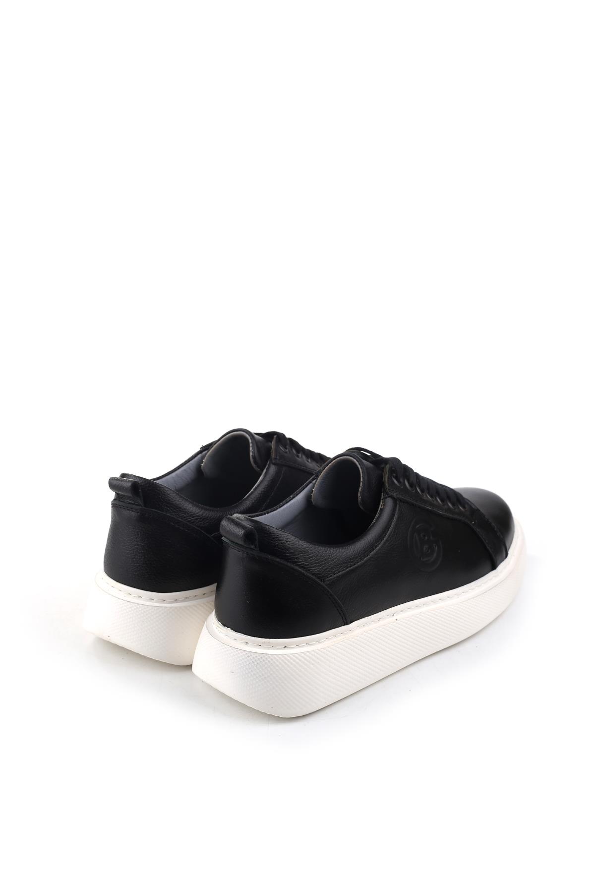 0670 Erkek Ortopedik Taban Hakiki Deri Bağcıklı Ayakkabı - Görsel 5