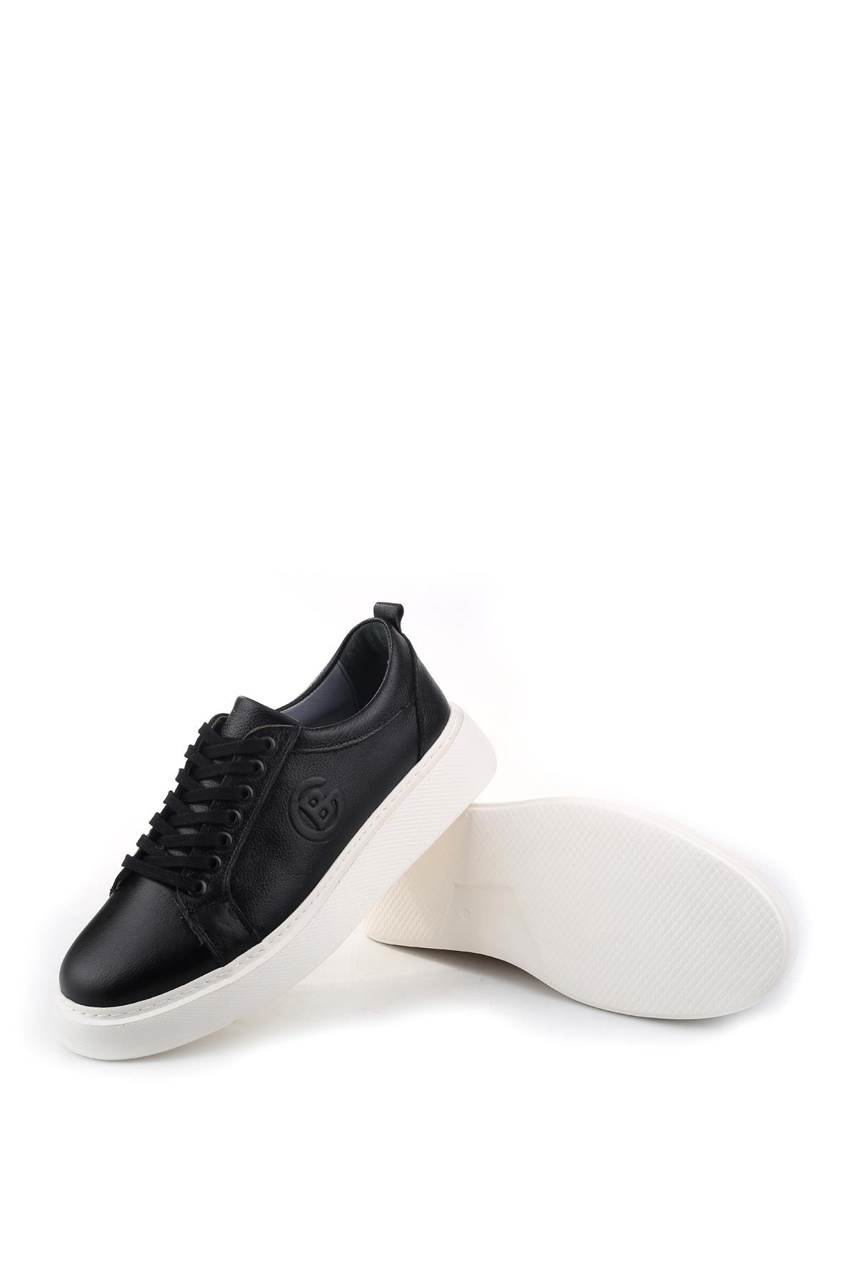 0670 Erkek Ortopedik Taban Hakiki Deri Bağcıklı Ayakkabı - Görsel 6