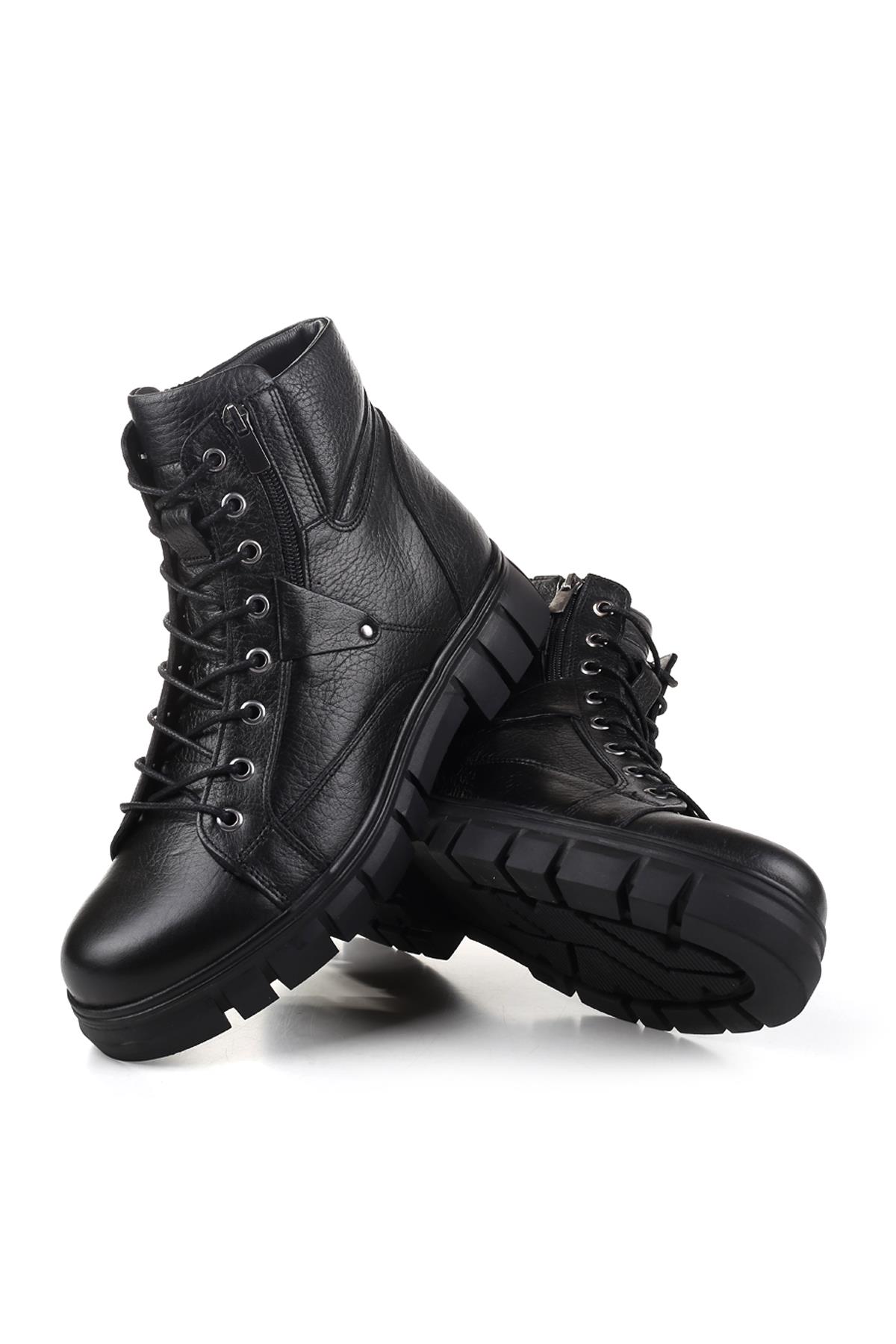 3978 Termo Kaymaz Taban Hakiki Deri Erkek Bot - Görsel 4