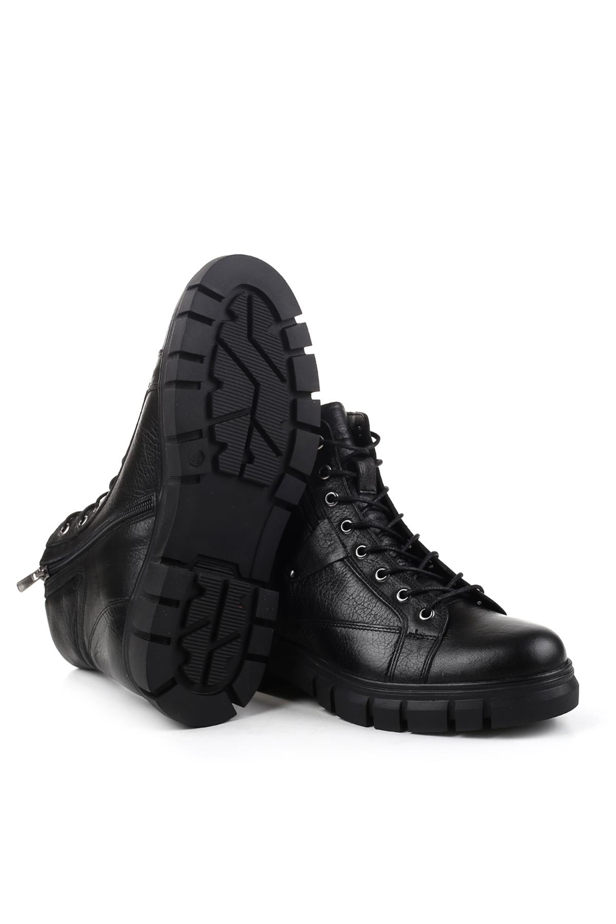 3978 Termo Kaymaz Taban Hakiki Deri Erkek Bot - Görsel 5